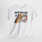 80s Shirt - Retro Musik Kassette - Rewind me