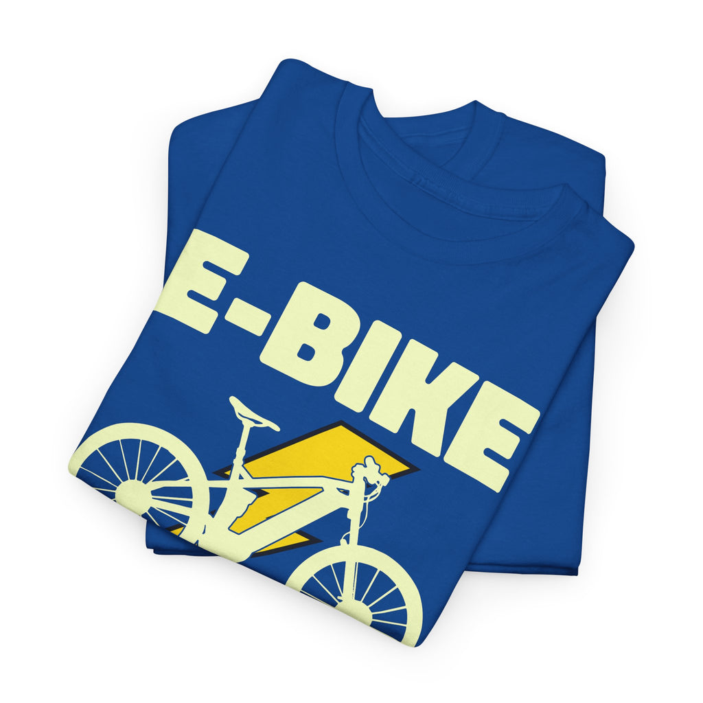 E-Bike Shirt – Lächeln statt Hecheln | Lustiges E-Bike Fahrer Shirt