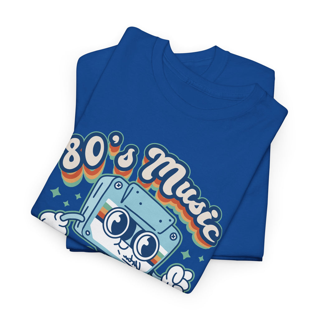 80’s Music T-Shirt – Niedliches Retro Kassette Cartoon Design