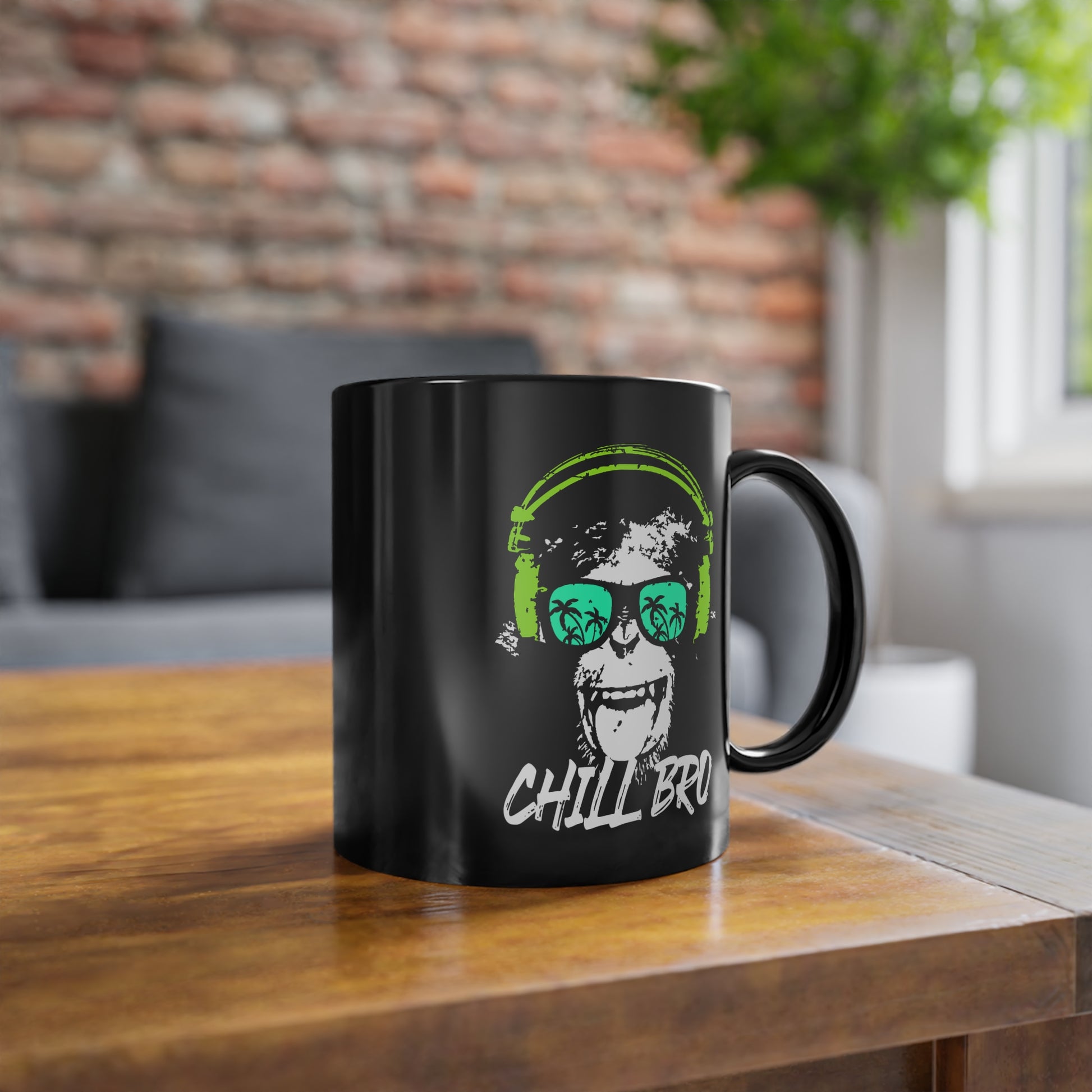 Falle mit Kopfhörern - Chill Bro - Witzige Kaffee Tasse