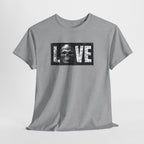 Love Skull T-Shirt – Dunkles Totenkopf Design im Grunge Box Style