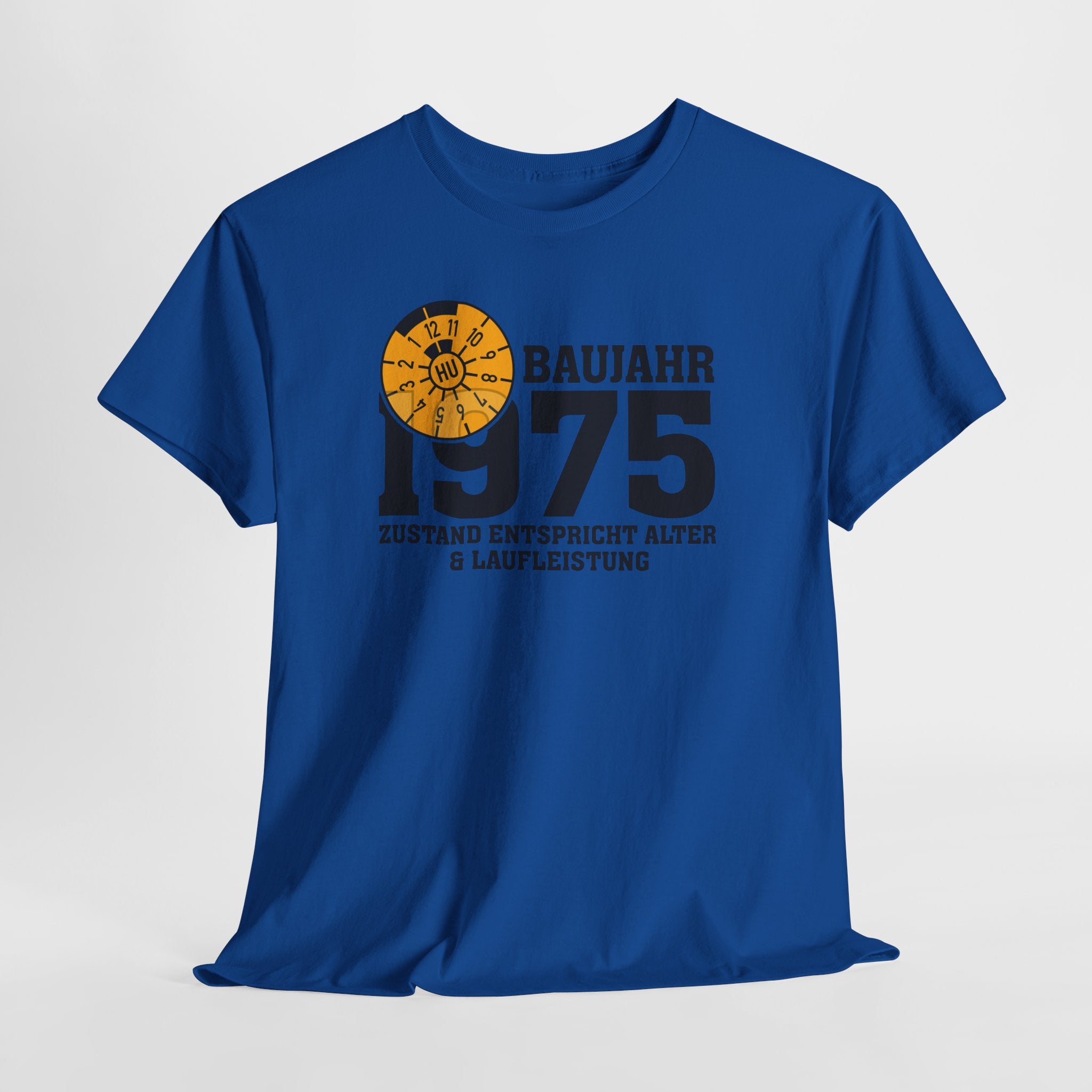50. Geburtstag TÜV Plakette Baujahr 1975 Zustand entspricht Alter und Laufleistung Lustiges Geschenk T-Shirt