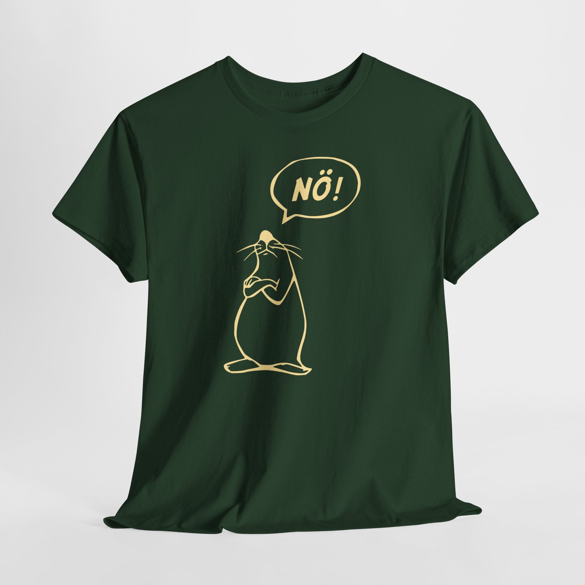 Lustiger Otter mit Sprechblase NÖ - Lustiges Fun T-Shirt
