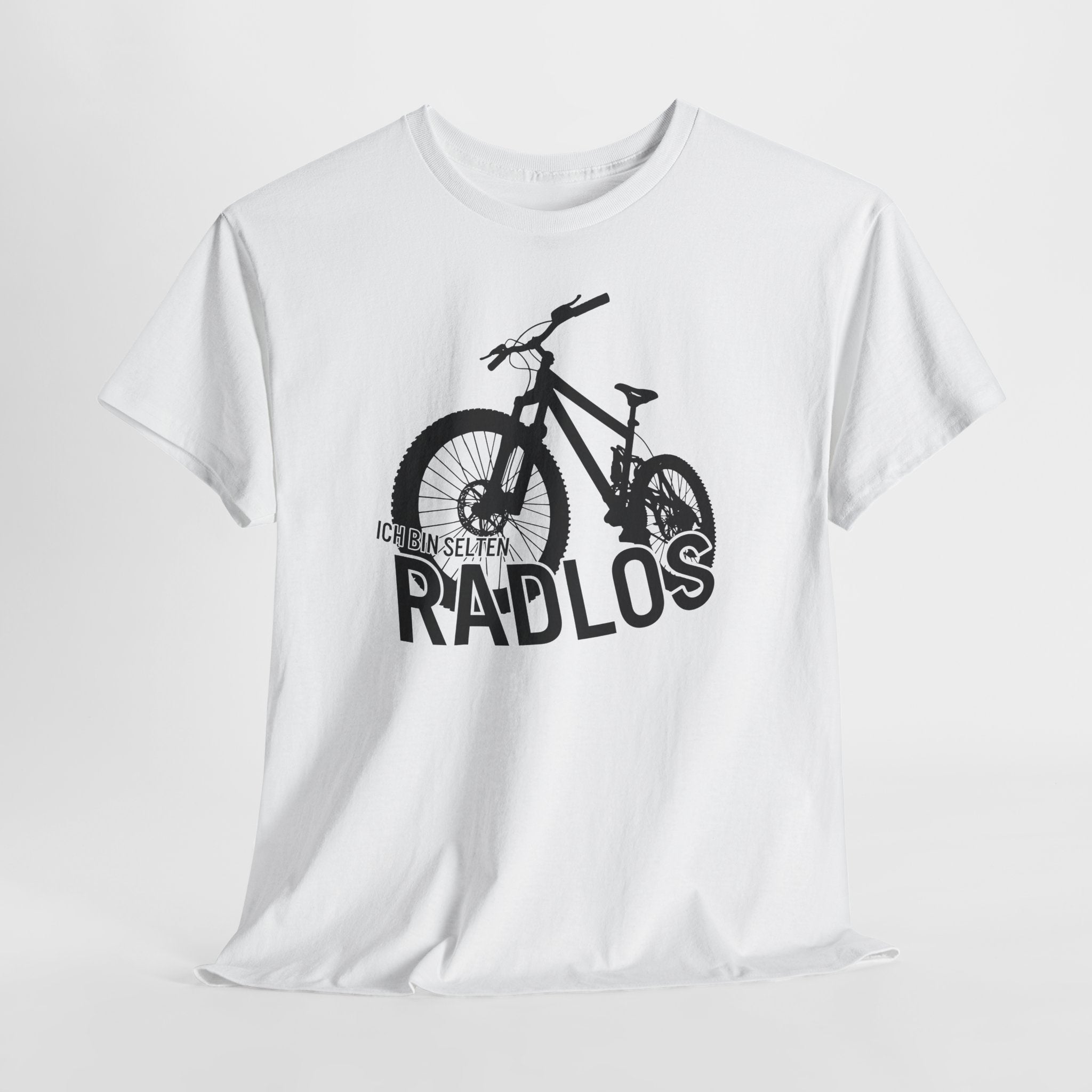 Ich bin selten radlos – Lustiges Fahrrad Shirt