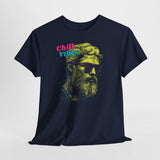 Chill Vibes T-Shirt – Neon Retro Hipster Design im Vintage Style