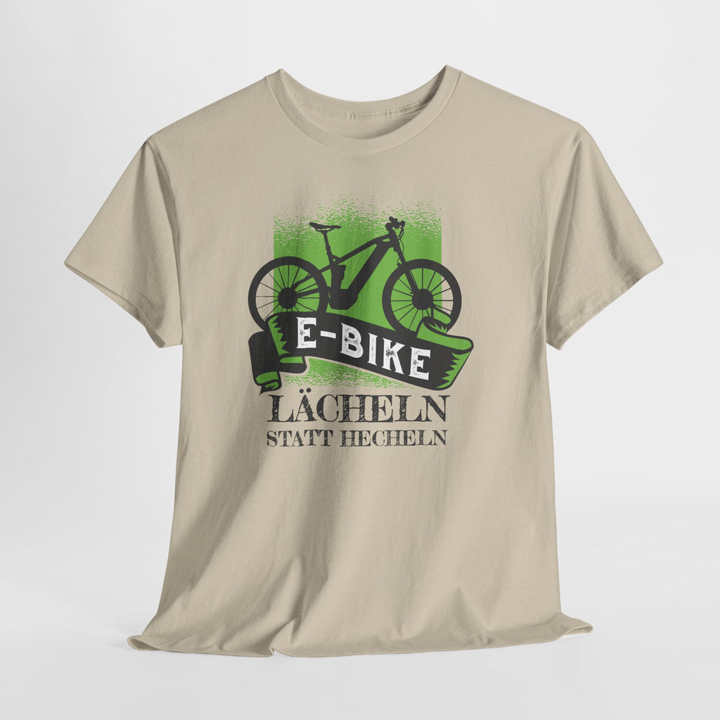 E-Bike Shirt – Lächeln statt Hecheln | Lustiges E-MTB Motiv
