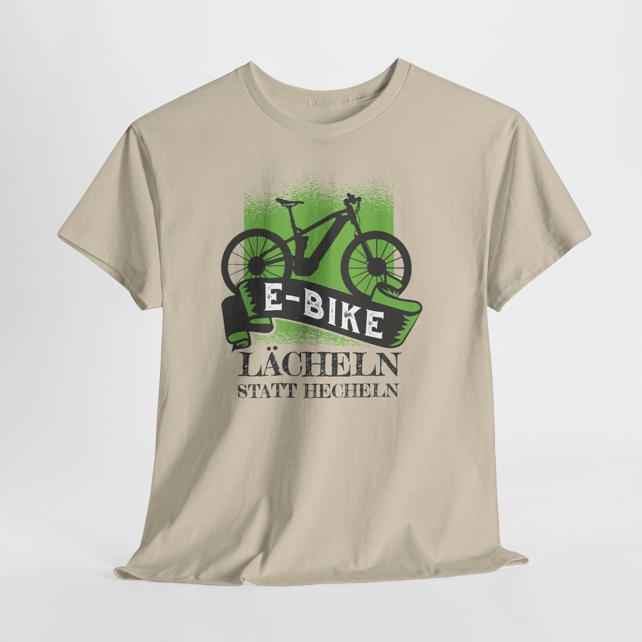 E-Bike Shirt – Lächeln statt Hecheln | Lustiges E-MTB Motiv
