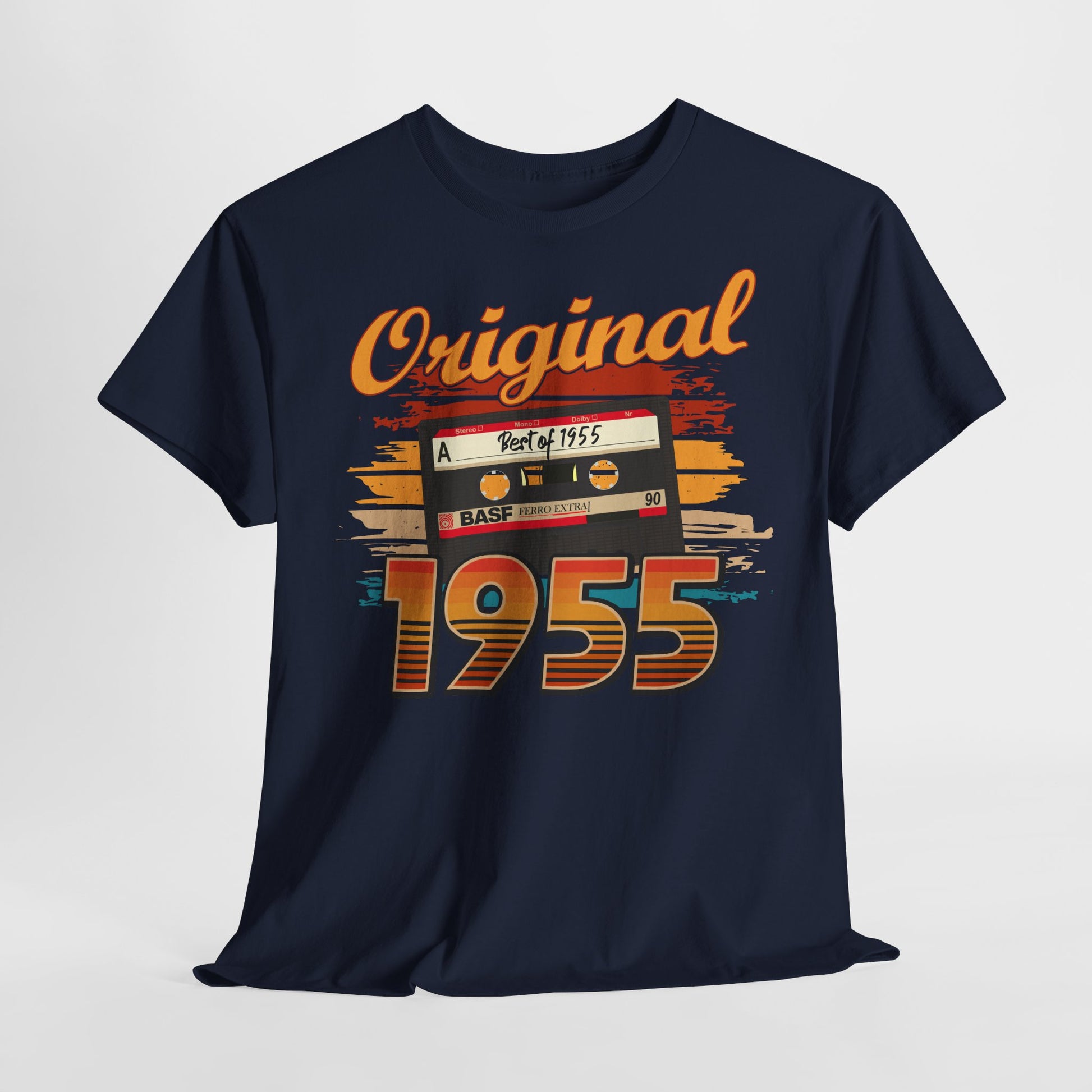 70. Geburtstag Best Of 1955 Original Limited Edition Retro Kassette Geschenk T-Shirt
