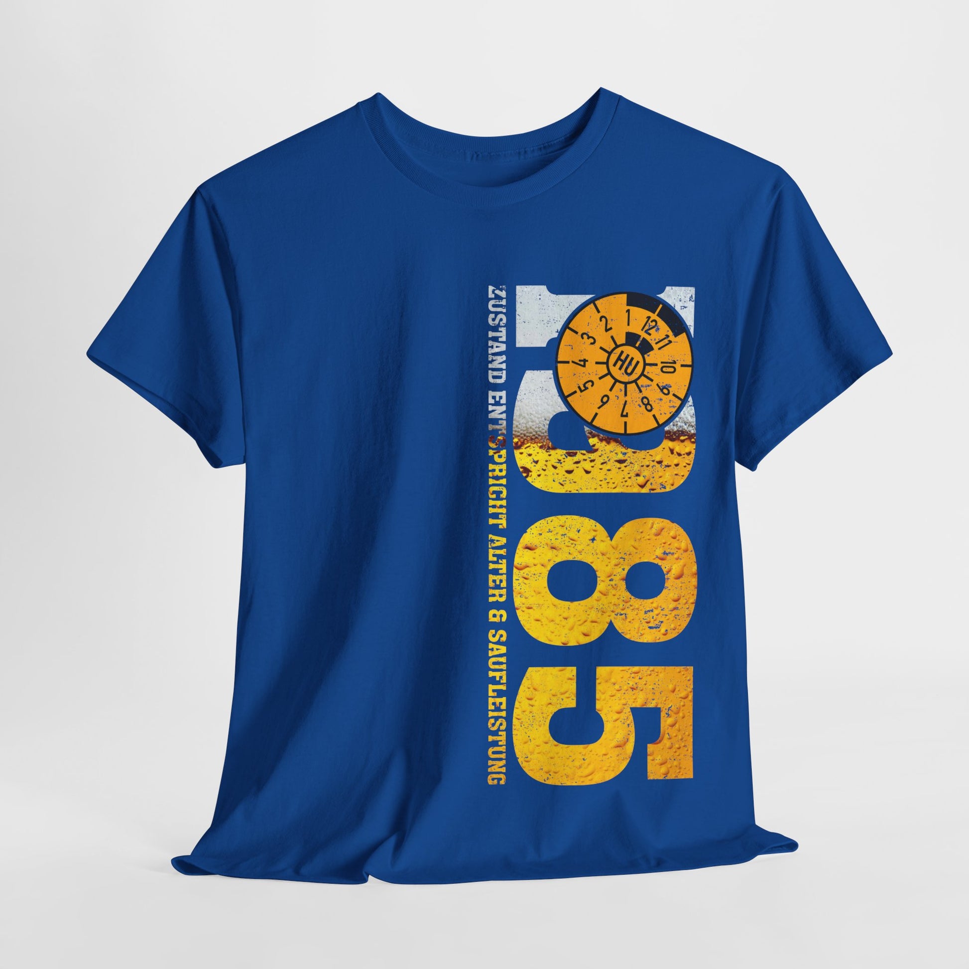 40. Geburtstag Baujahr 1985 Zustand entspricht Alter und Saufleistung TÜV Lustiges Bier Mechaniker Geschenk T-Shirt