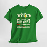 KFZ-Elektriker Shirt – Ich kann Dummheit nicht reparieren, aber die Folgen