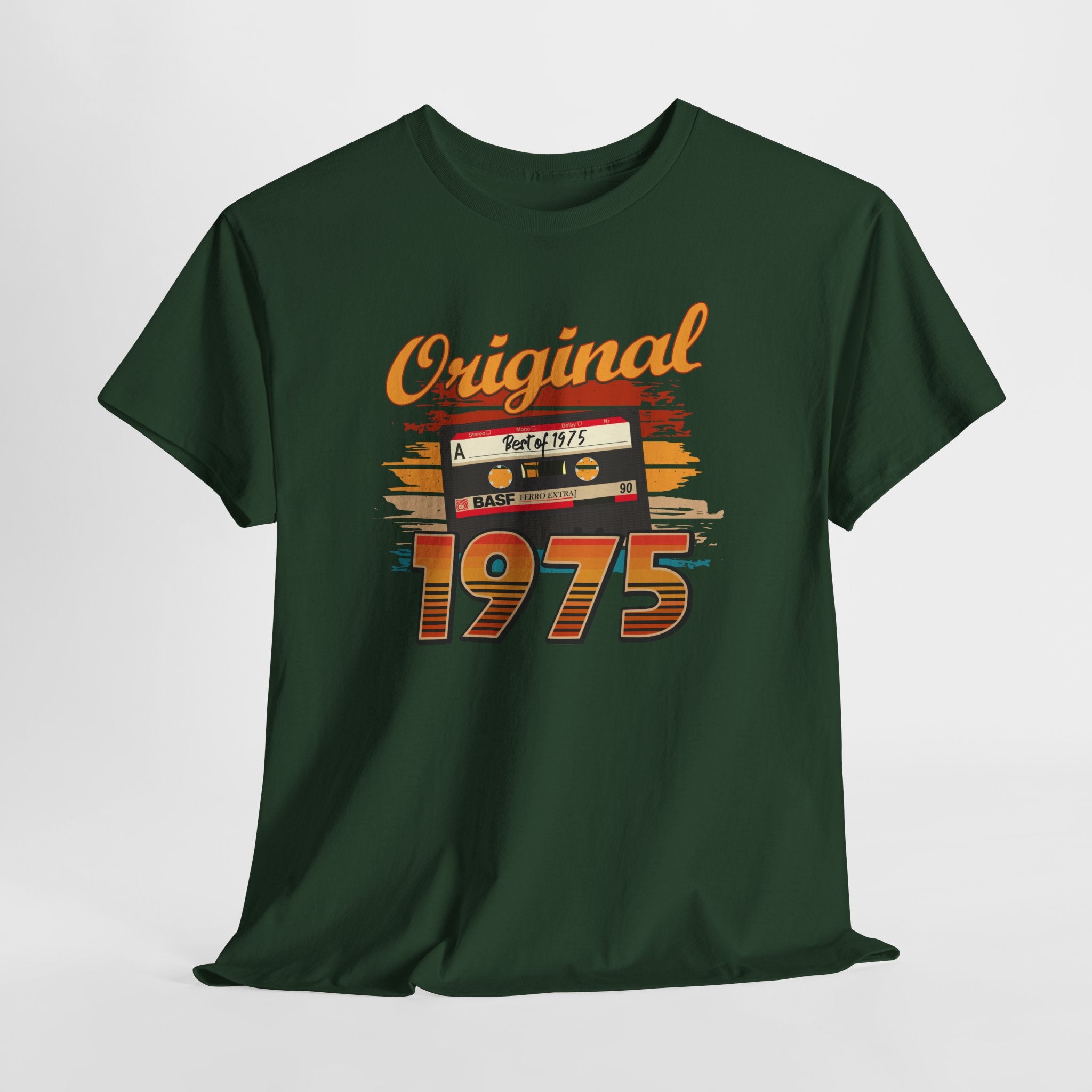 50. Geburtstag Best Of 1975 Original Limited Edition Retro Kassette Geschenk T-Shirt