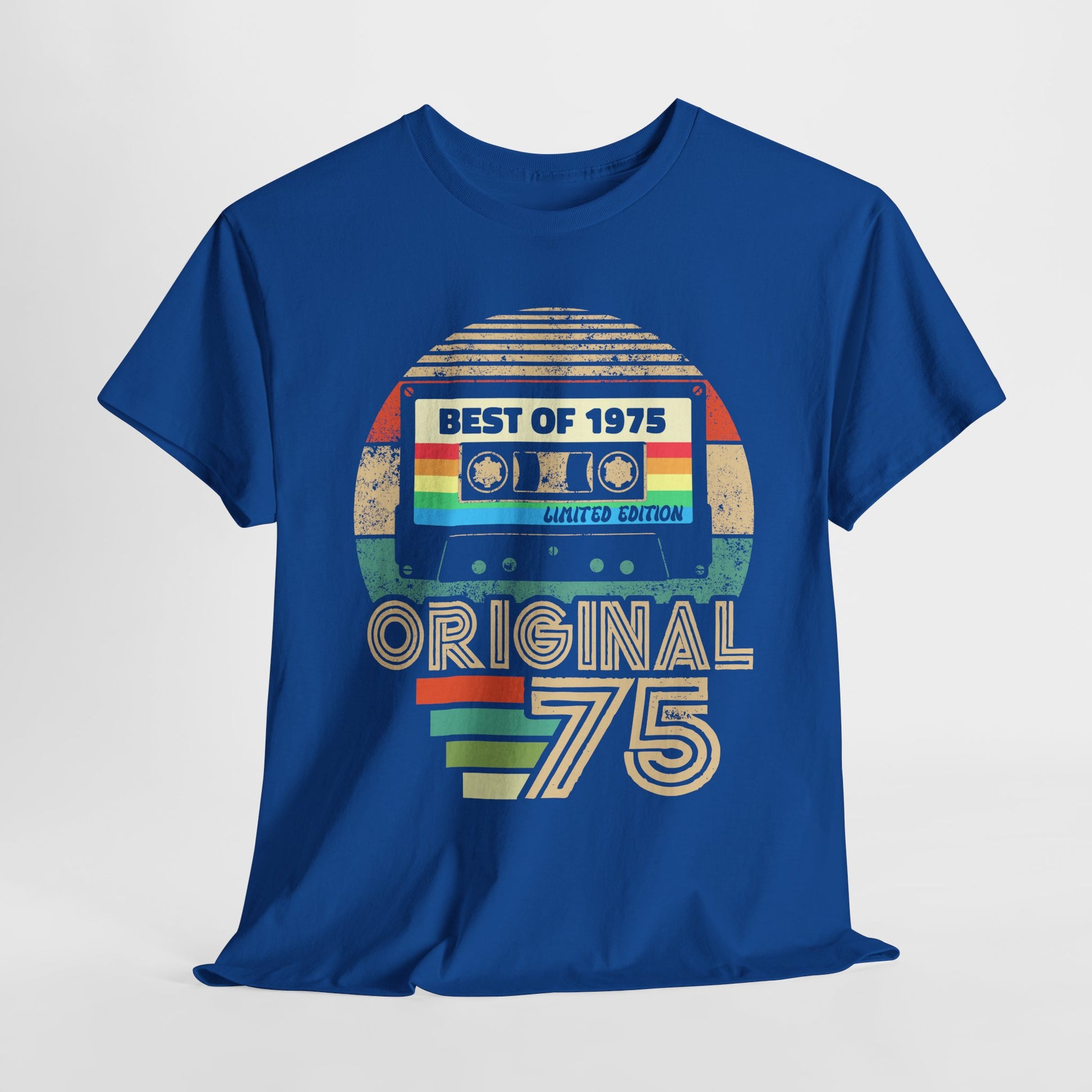 50. Geburtstag Original 1975 Best Of 1975 Retro Musik Kassette Limited Edition Geschenk T-Shirt
