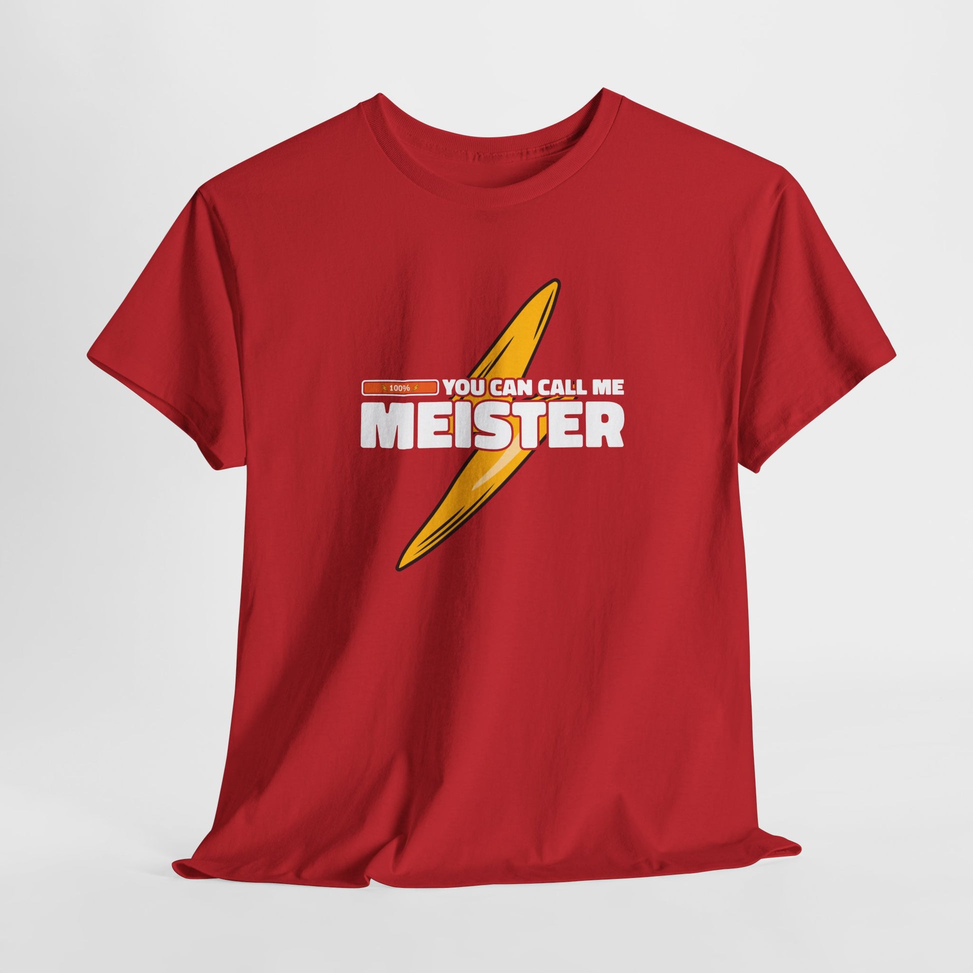 Elektriker T-Shirt - Call me Meister - Elektriker Meister bestanden - Lustiges Geschenk Shirt