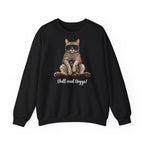 Lustige Katze Chill Digga Sweatshirt