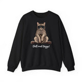 Lustige Katze Chill Digga Sweatshirt