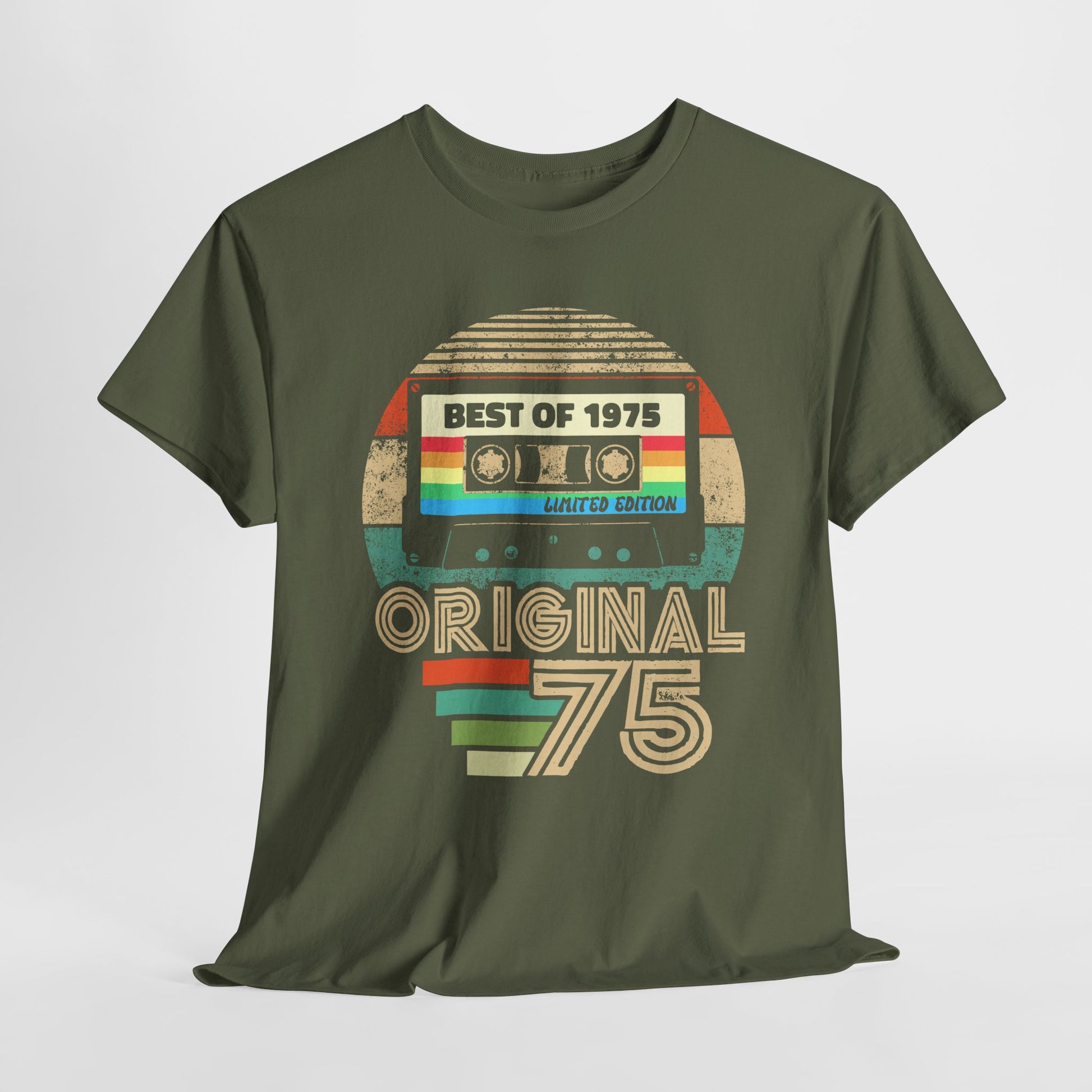 50. Geburtstag - Geboren 1975 Retro Kassette Best Of Geschenk T-Shirt