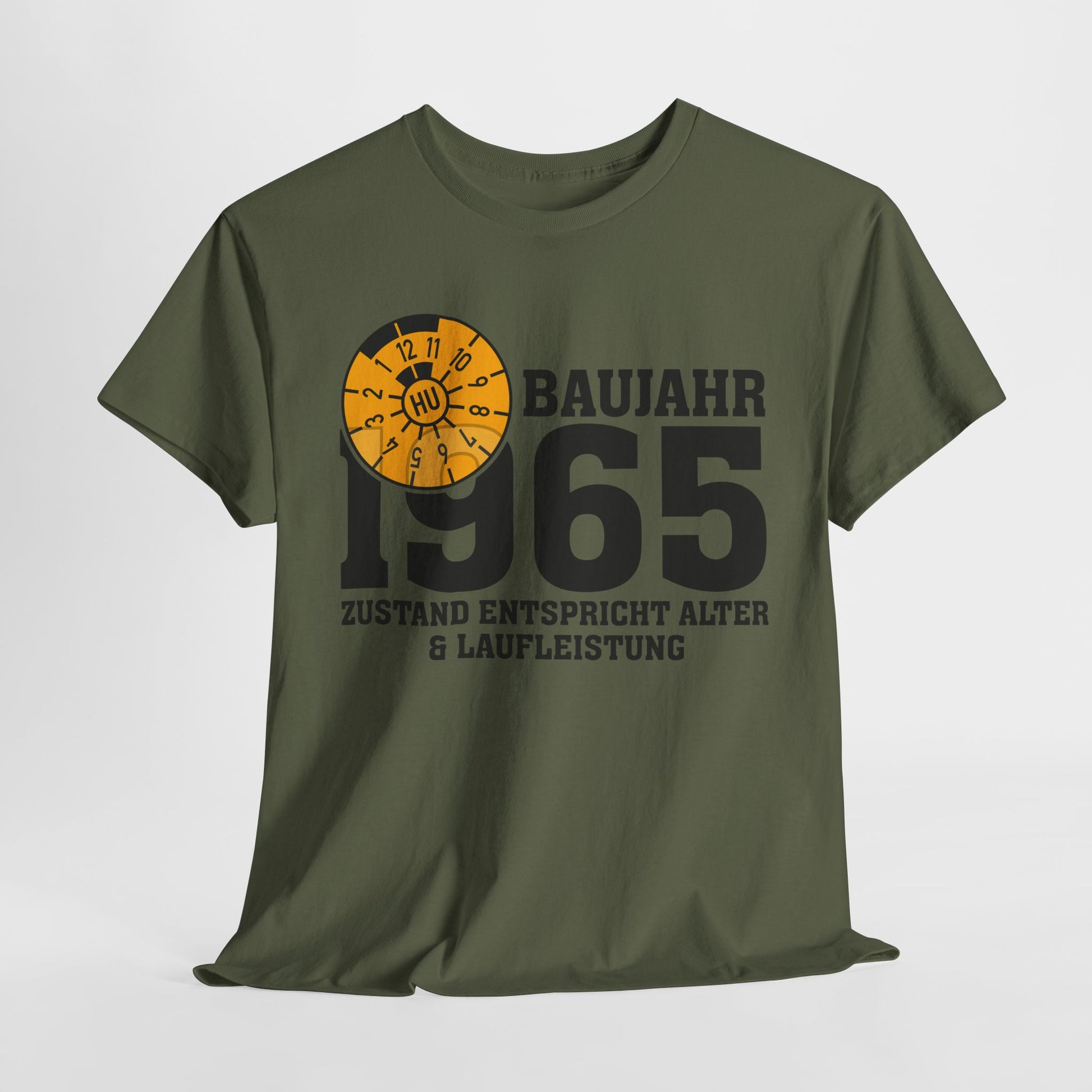 60. Geburtstag TÜV Plakette Baujahr 1965 Zustand entspricht Alter und Laufleistung Lustiges Geschenk T-Shirt