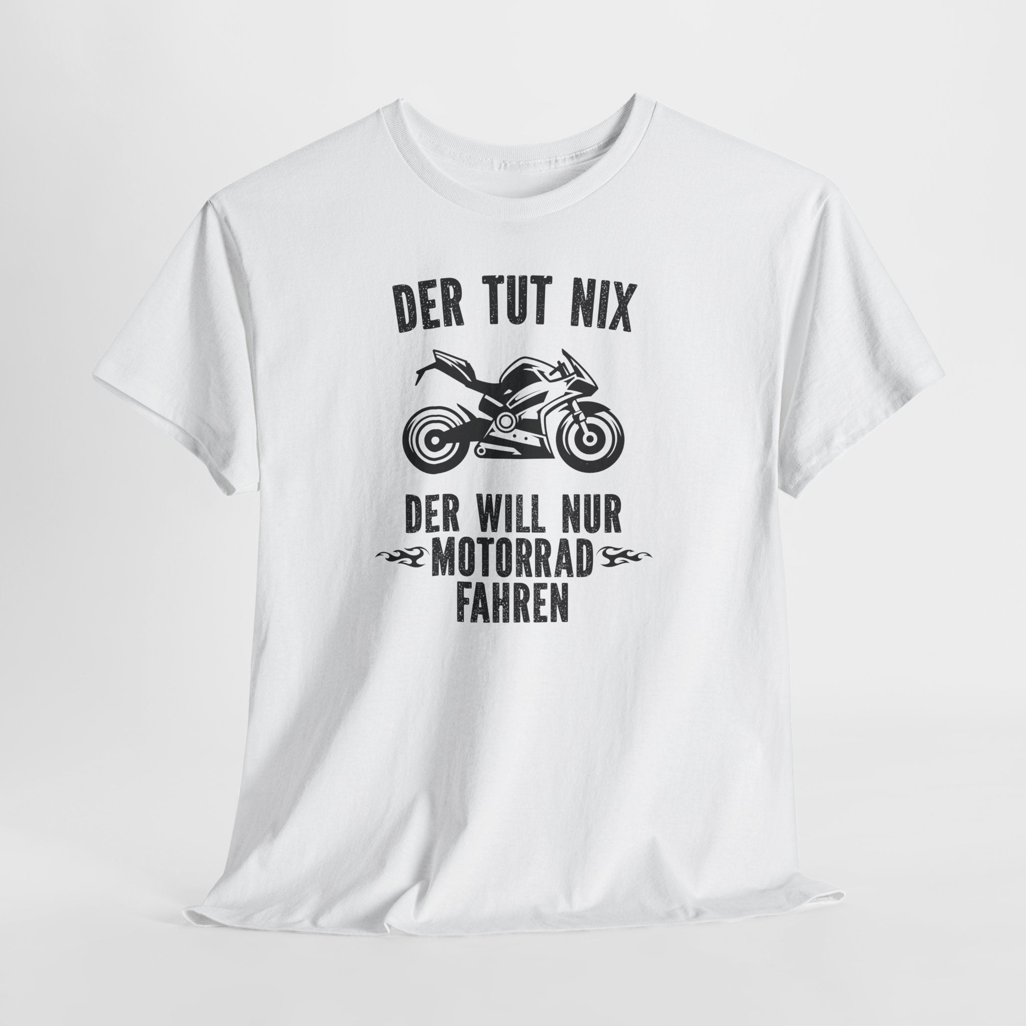 Motorradfahrer Shirt – Der tut nix, der will nur Motorrad fahren | Biker Spruch