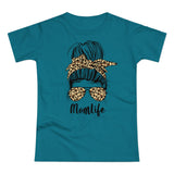 Mom Life Messy Bun - Mutter Mama Frauen Premium T-Shirt