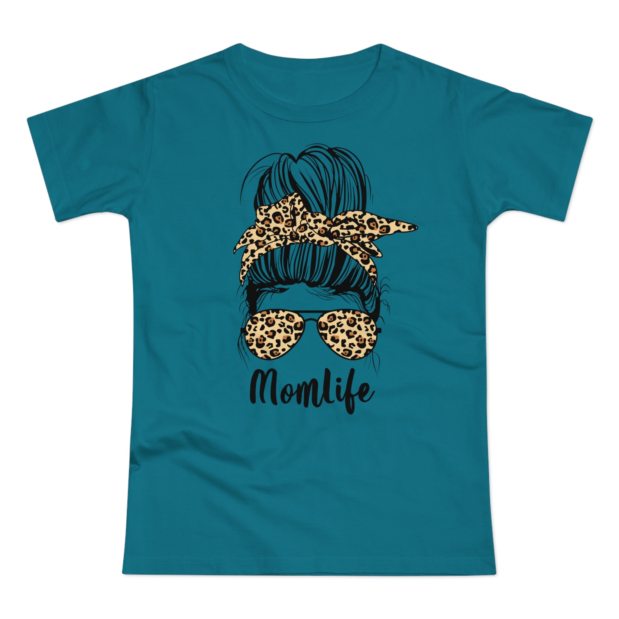 Mom Life Messy Bun - Mutter Mama Frauen Premium T-Shirt