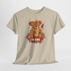 Horror Teddy Shirt – I’m Fine | Gruseliges Cute-Gore Bärchen Motiv