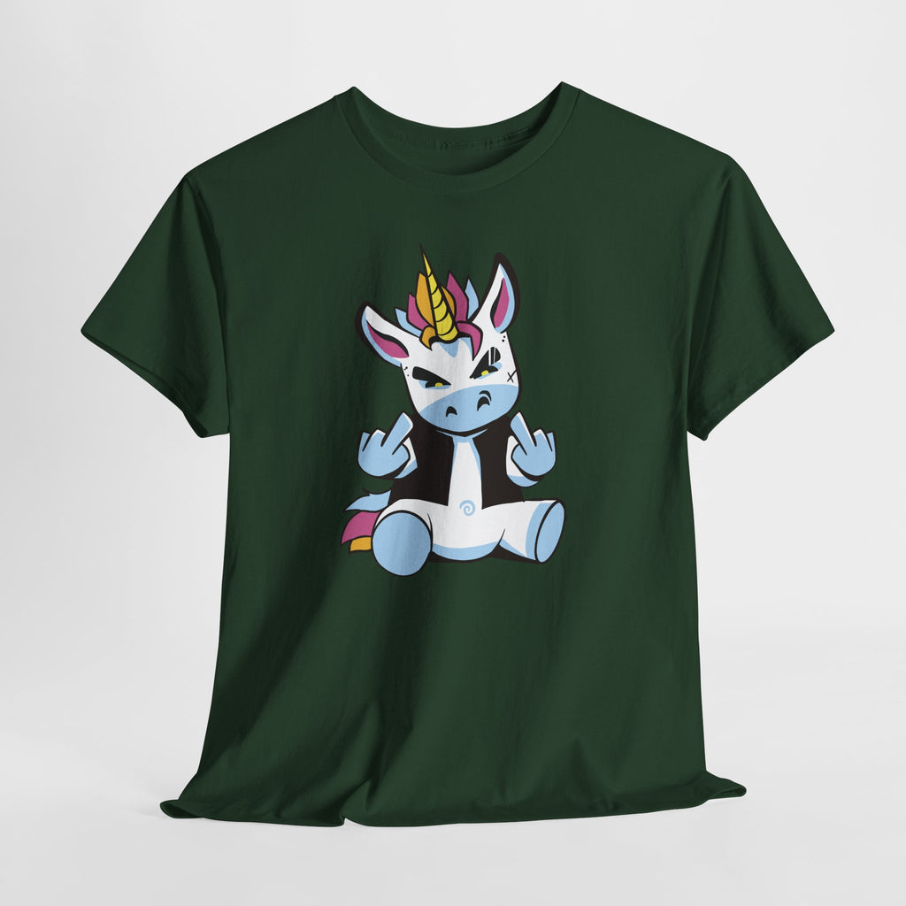Badass Einhorn Shirt – Freches Unicorn mit Doppelmittelfinger