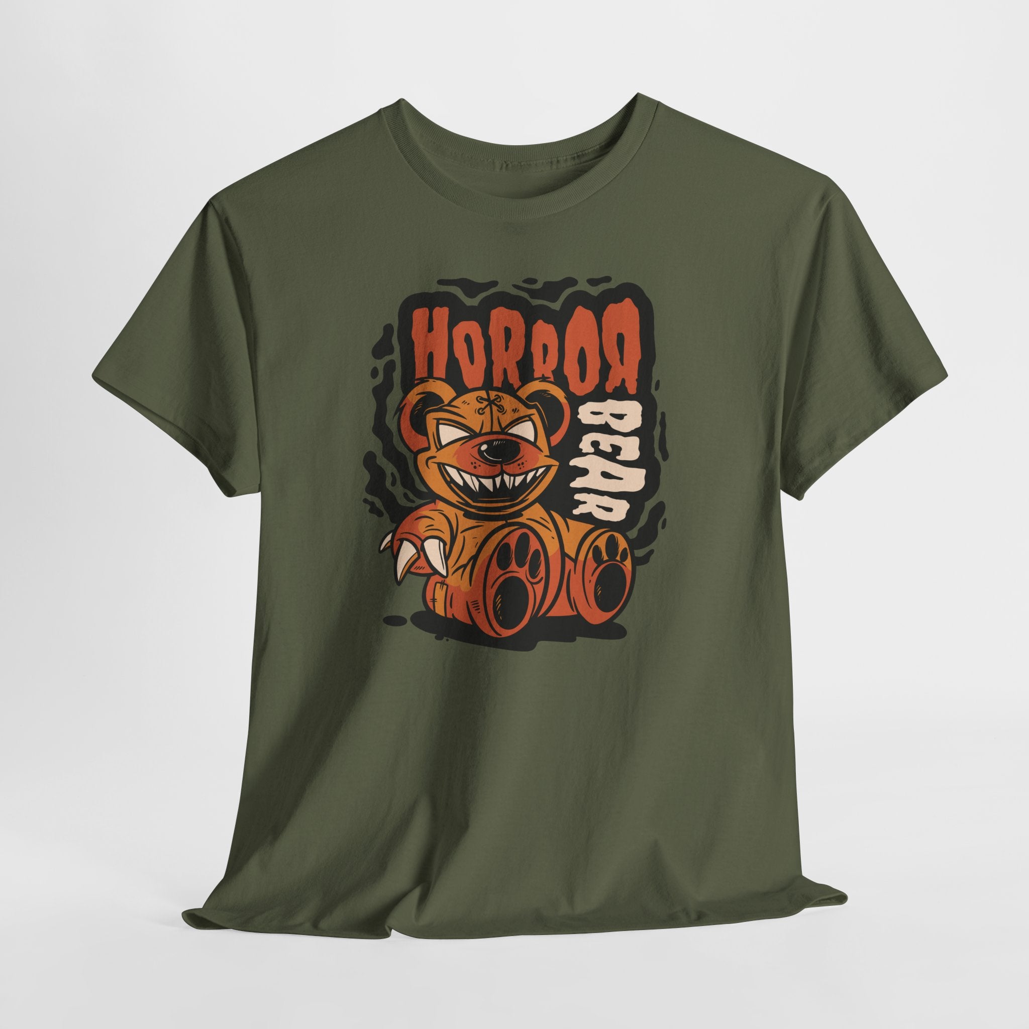 Horror Bear Shirt – Böser Teddy im Retro Comic Look