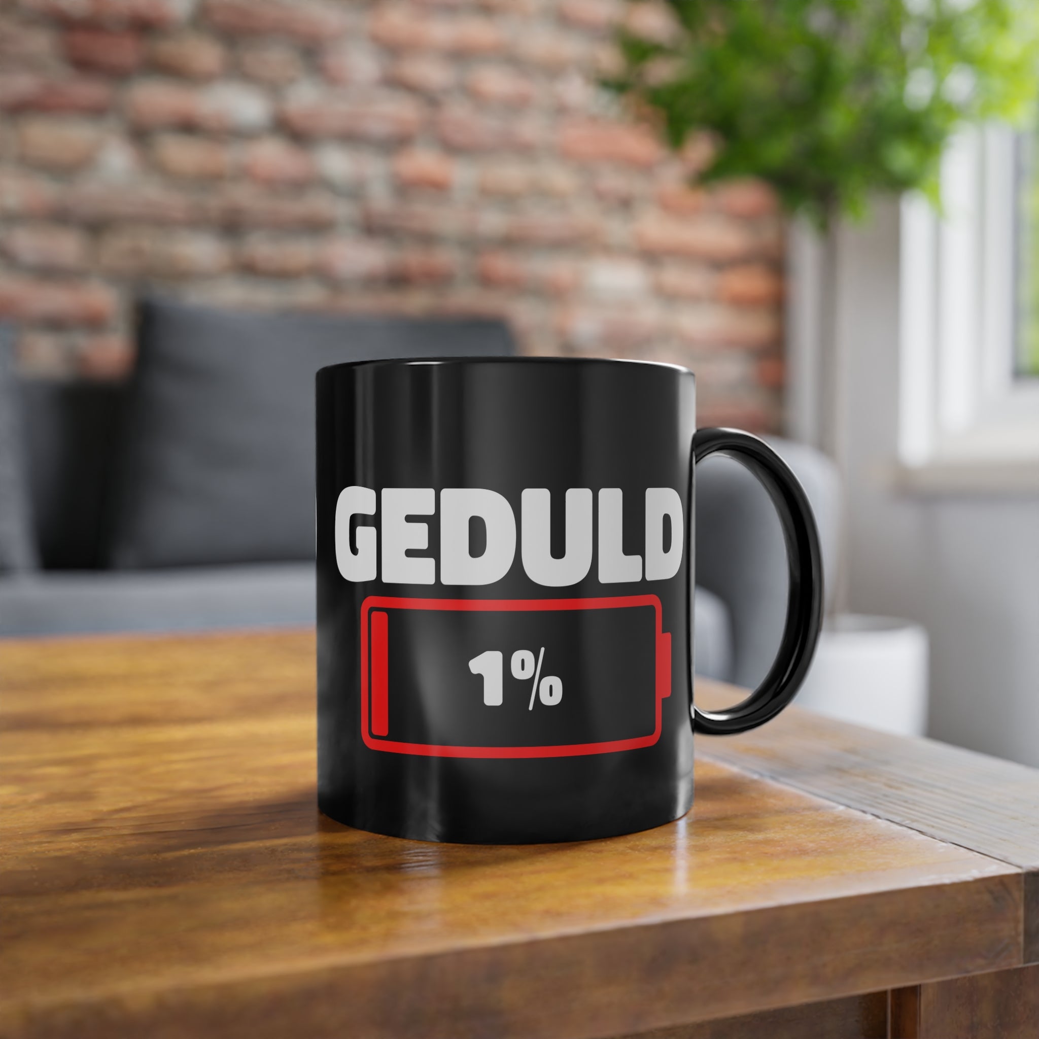 Geduld 1% Lustige - Lustige Geschenk Kaffee Tasse
