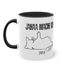 Faule Katze Mittelfinger Jahaa Mache ich - Später Lustige Kaffee Tasse