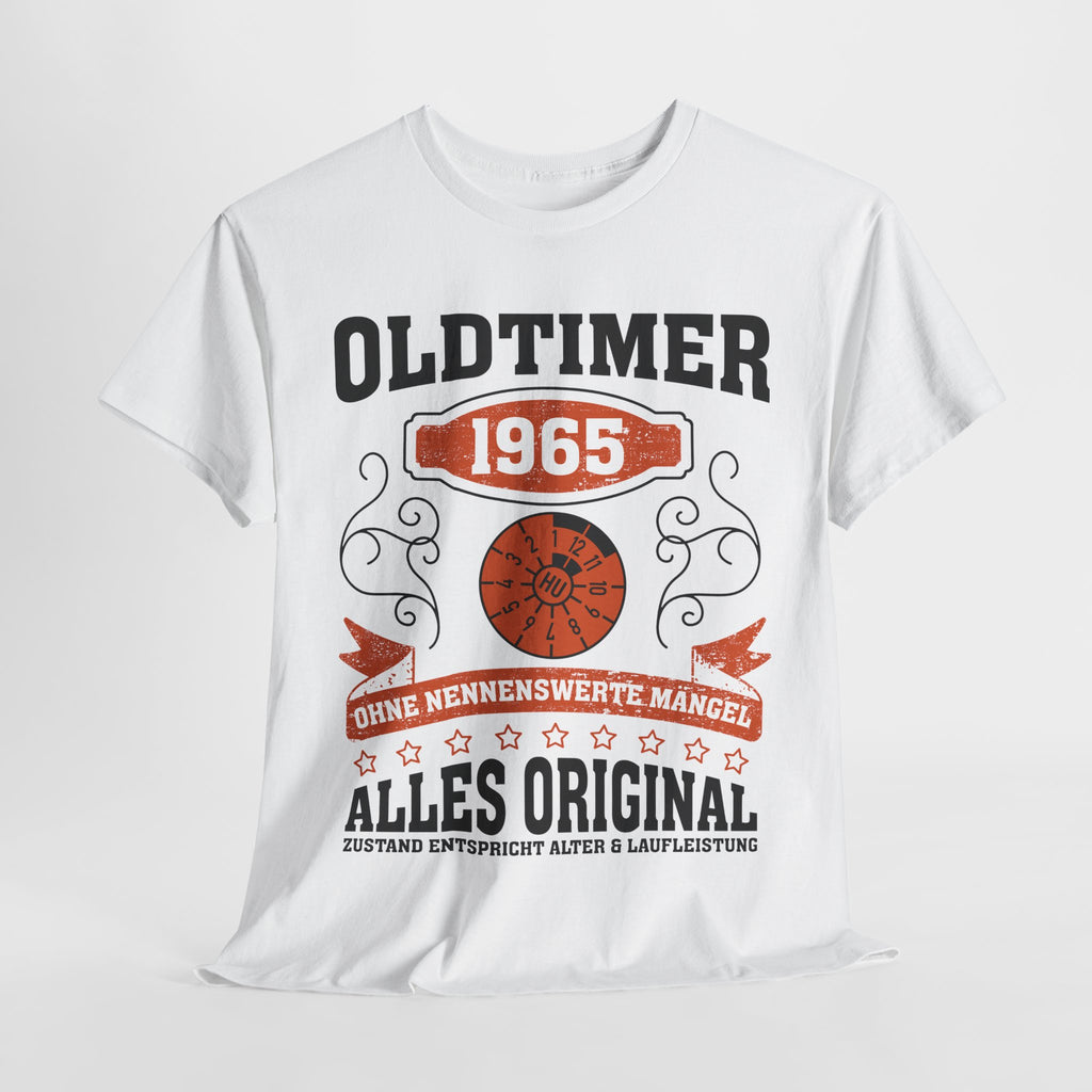 60. Geburtstag Oldtimer 1965 Zustand entspricht Alter und Laufleistung TÜV Lustiges Mechaniker Geschenk T-Shirt