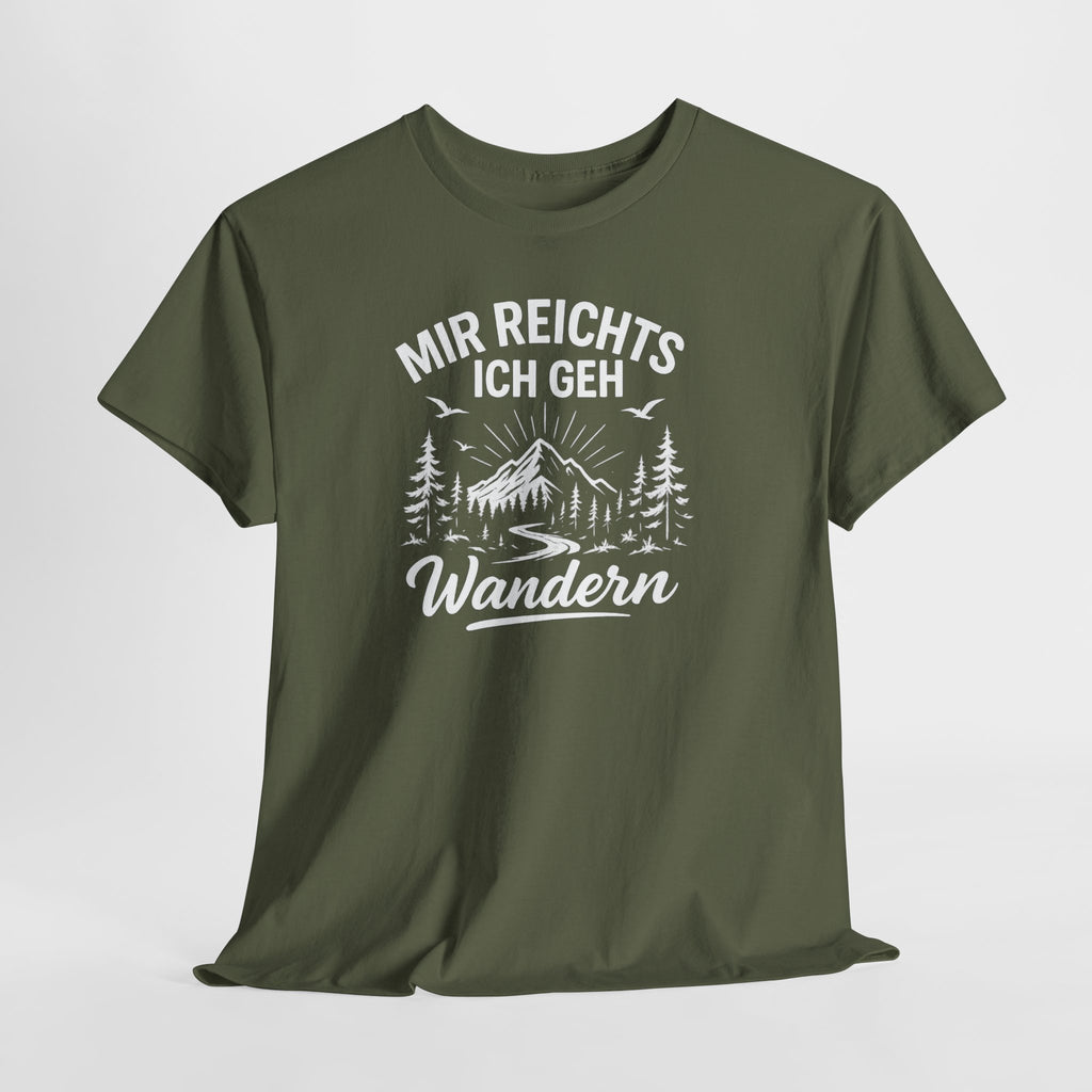 Bergmensch – Mir Reichts Ich Geh Wandern – Lustiges Wander Shirt