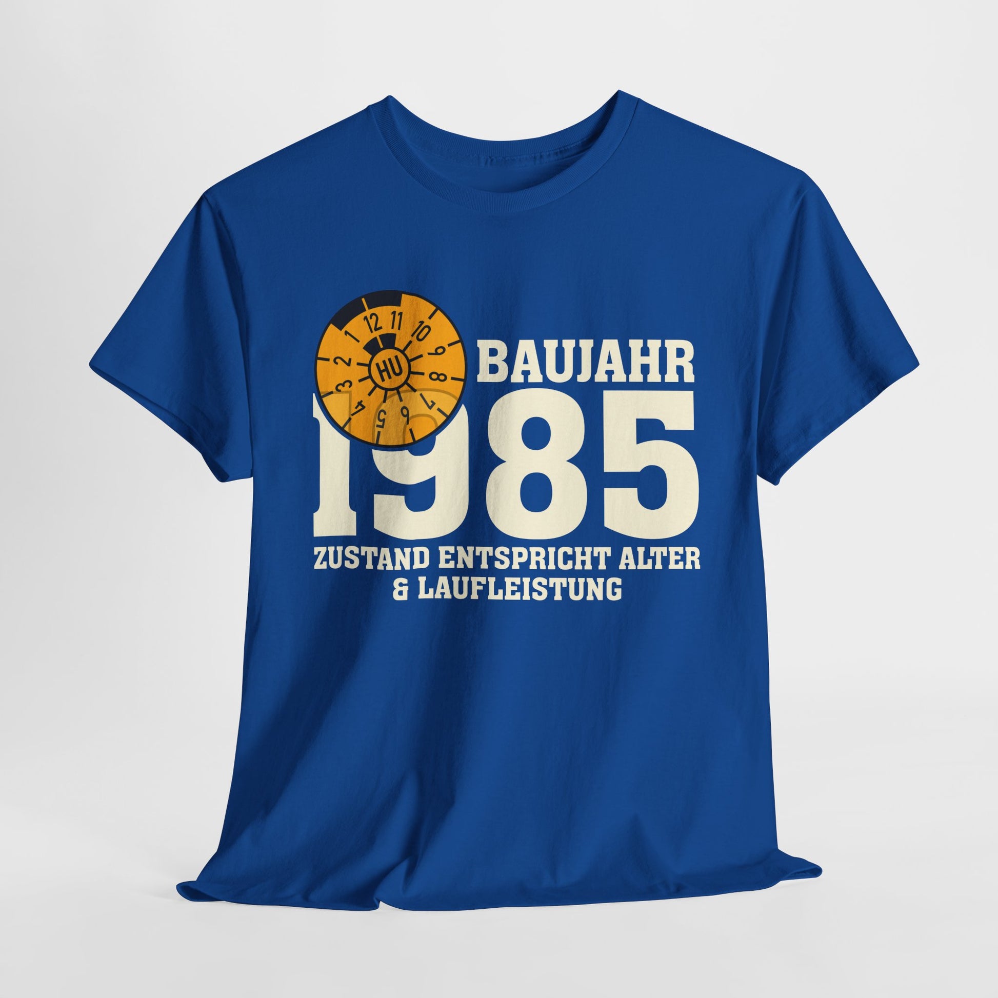 40. Geburtstag TÜV Plakette Baujahr 1985 Zustand entspricht Alter und Laufleistung Lustiges Geschenk T-Shirt