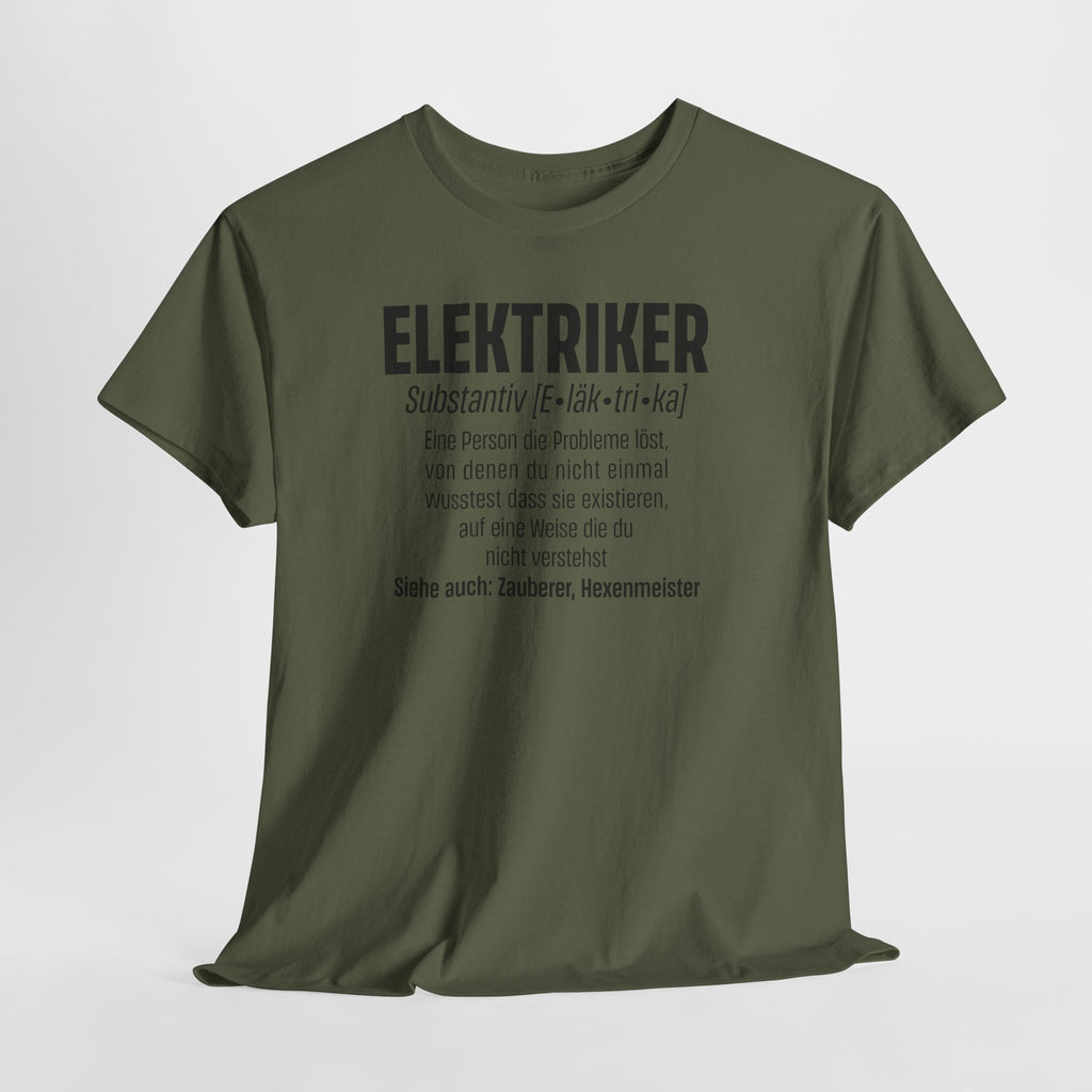 Elektriker Shirt - Eine Person die Probleme löst - Lustiges Elektriker Shirt