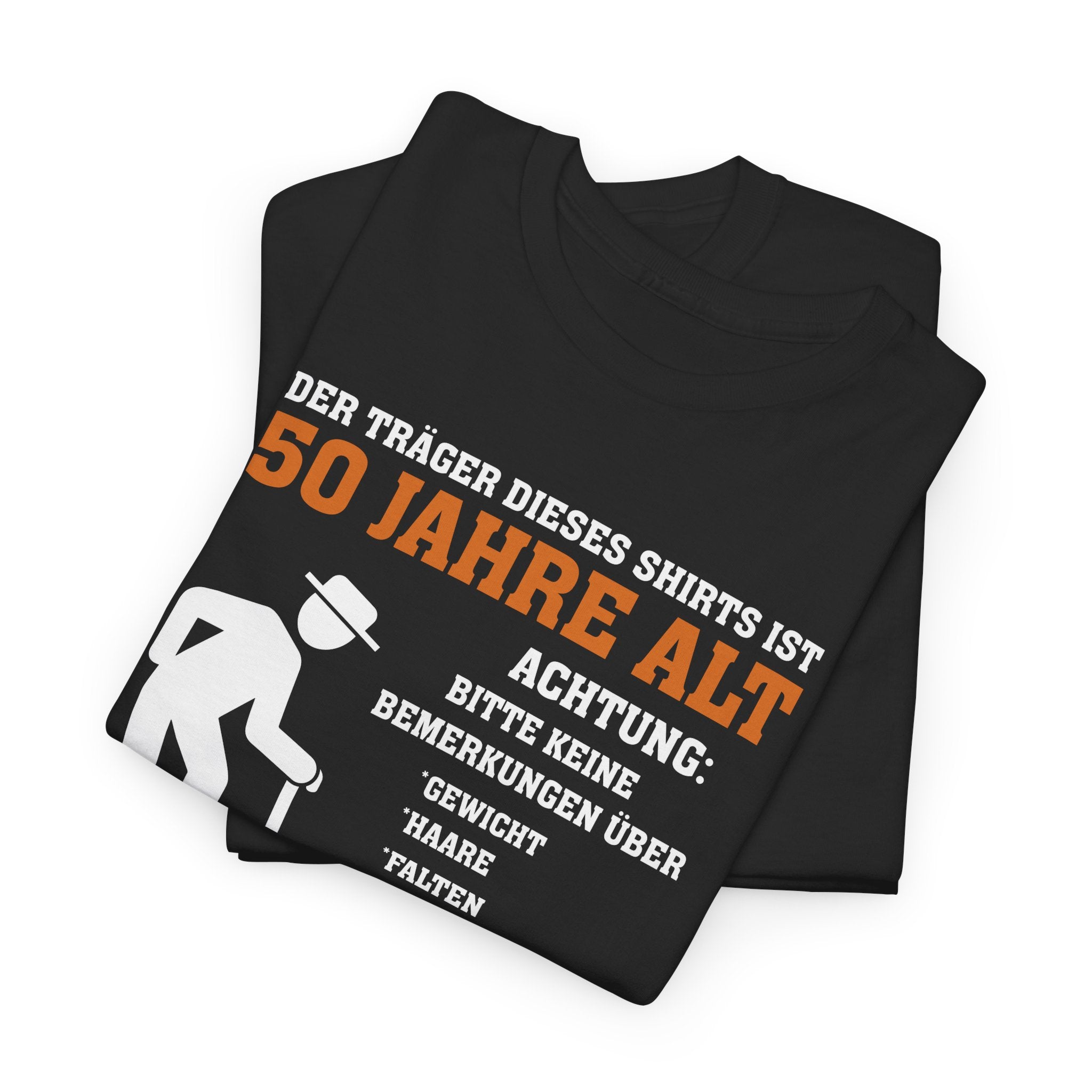 Achtung! 50 Jahre Alt – Lustiges Geburtstagsschild T-Shirt für Männer
