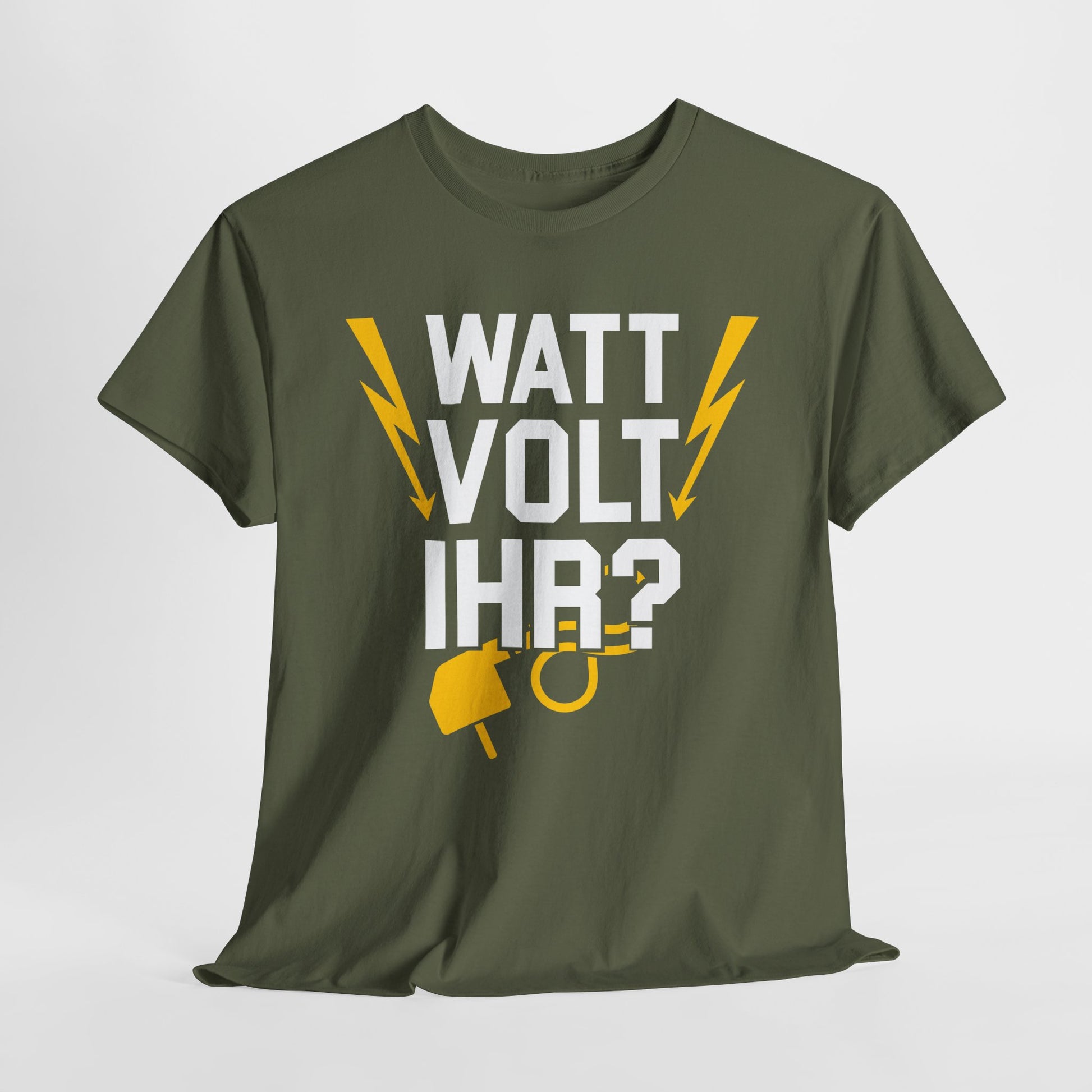 Elektriker WATT wollt IHR Lustiges Männer T-Shirt