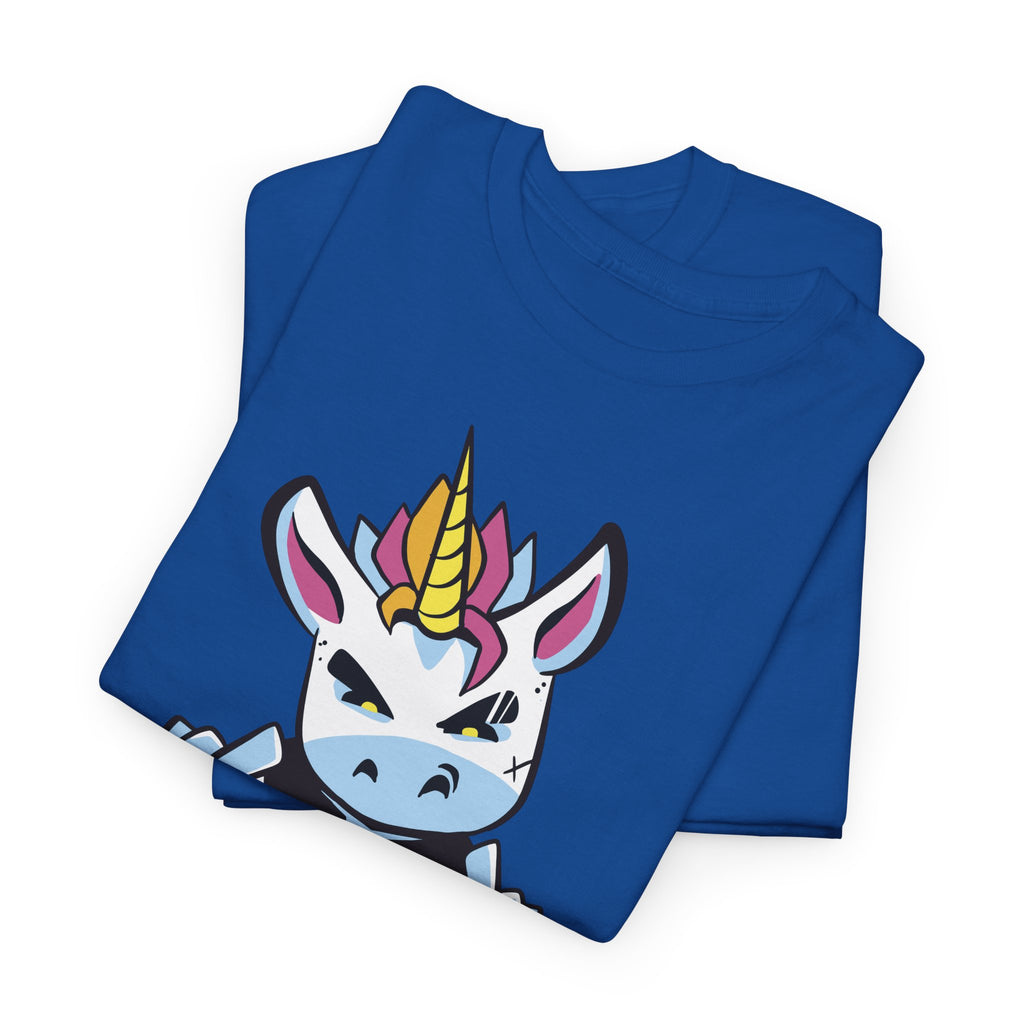 Badass Einhorn Shirt – Freches Unicorn mit Doppelmittelfinger