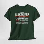 Bin Elektriker kann Dummheit nicht reparieren Lustiges T-Shirt