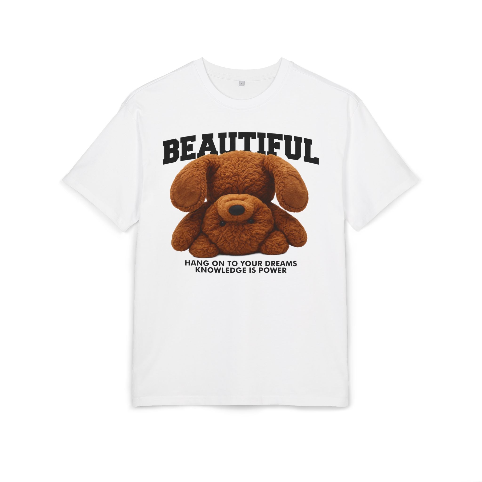 Teddybär Beautiful - Unisex Heavy Oversize T-Shirt