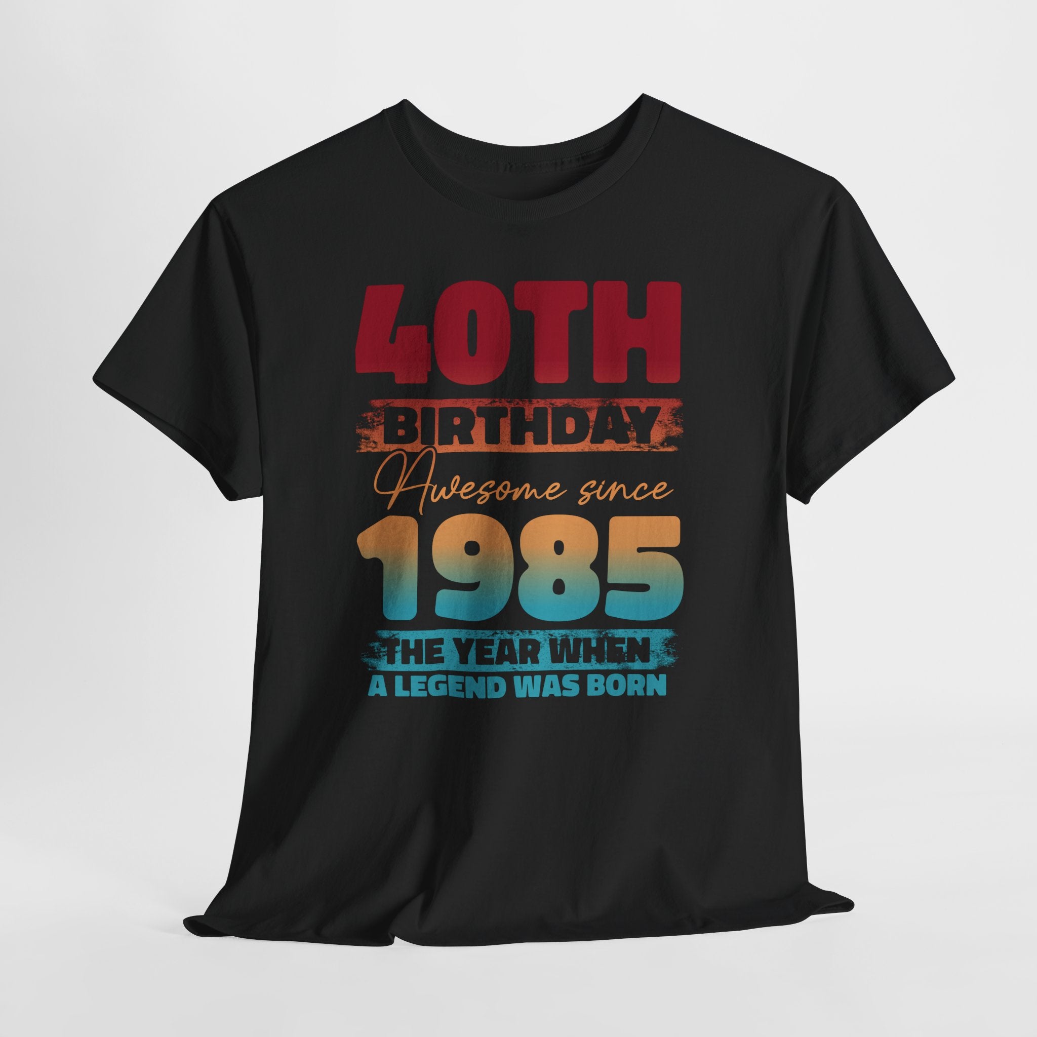 40. Geburtstag Vintage Retro Limited Edition Geboren 1985 Legend Was Born Geschenk T-Shirt