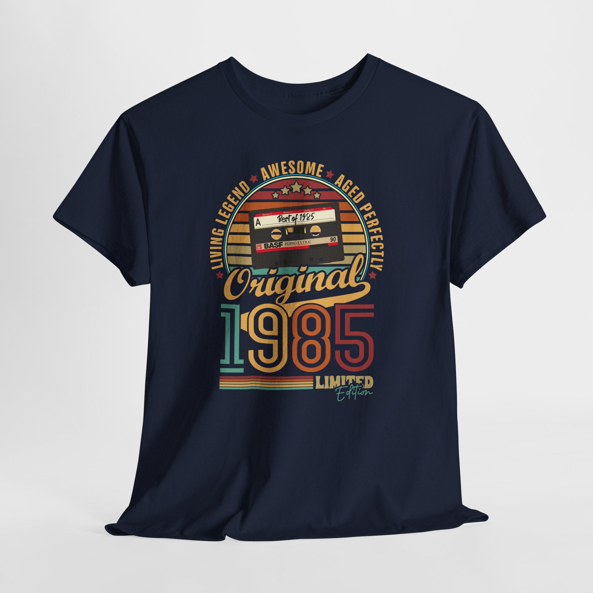 40. Geburtstag Geboren 1985 Retro Kassette Limited Edition Geschenk T-Shirt