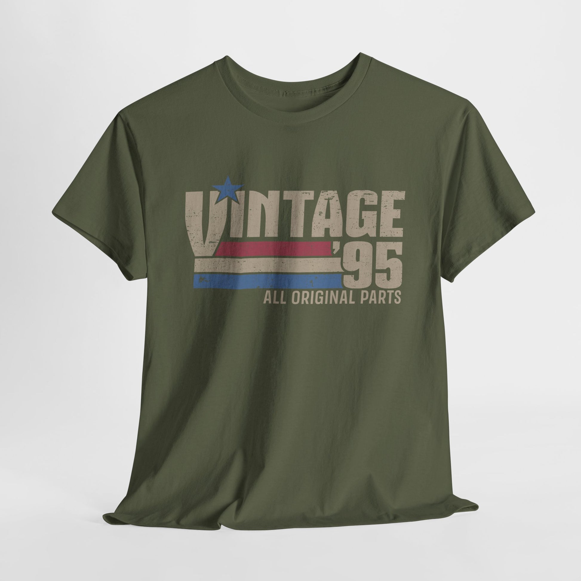 30. Geburtstag Jahrgang 1995 Vintage 95 Original Parts Retro Geschenk T-Shirt