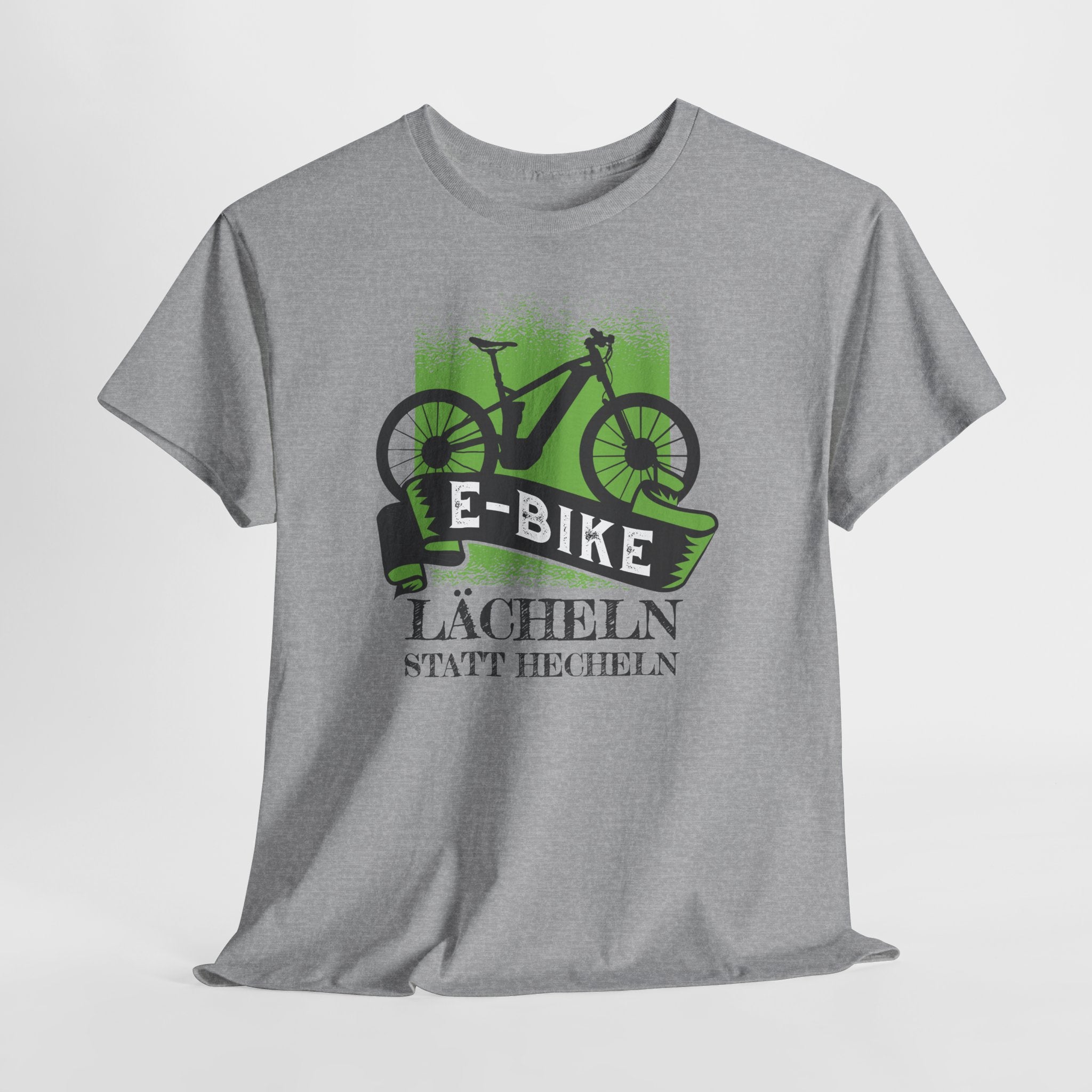E-Bike Shirt – Lächeln statt Hecheln | Lustiges E-MTB Motiv