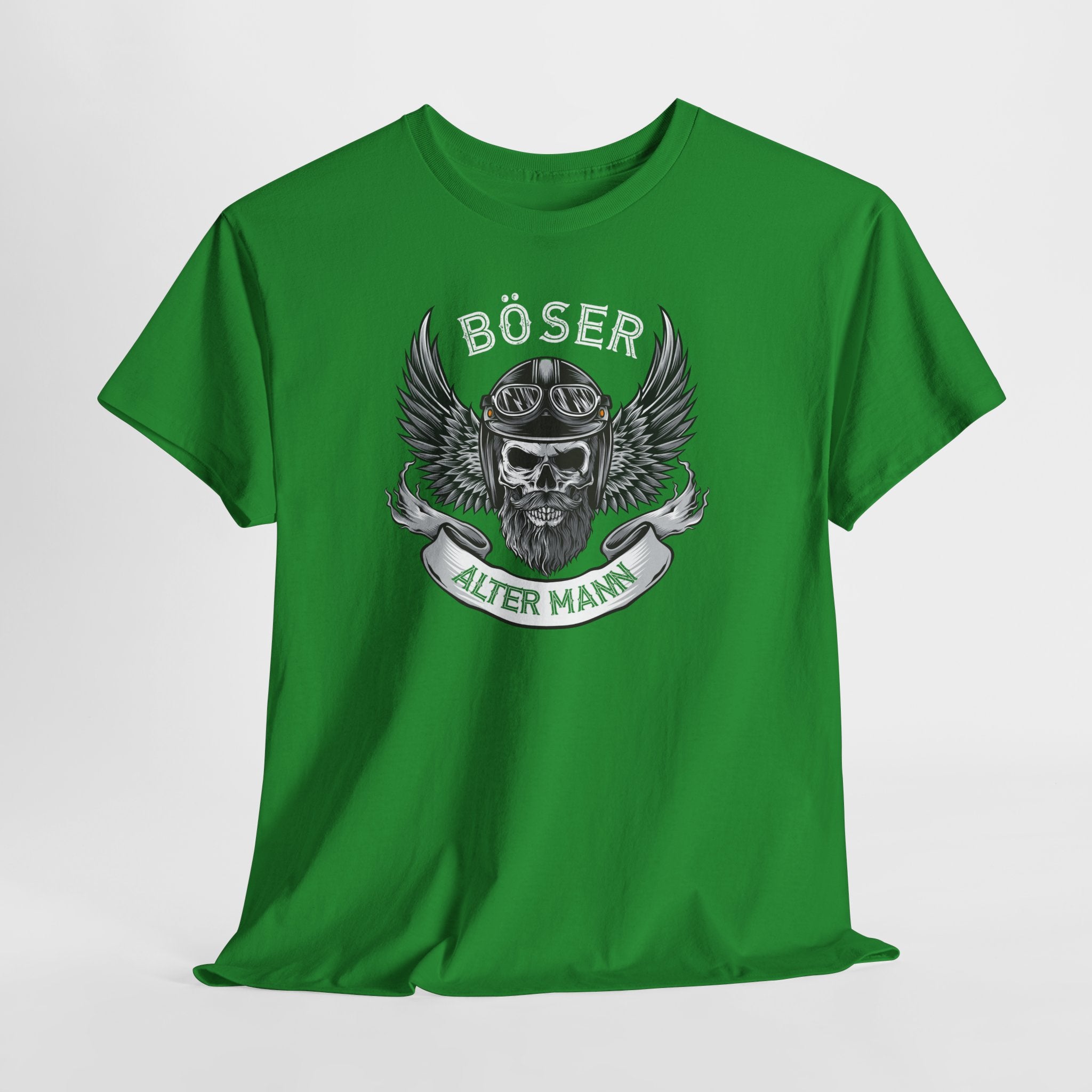 Biker Skull Shirt – Böser Alter Mann | Motorradfahrer Totenkopf Design