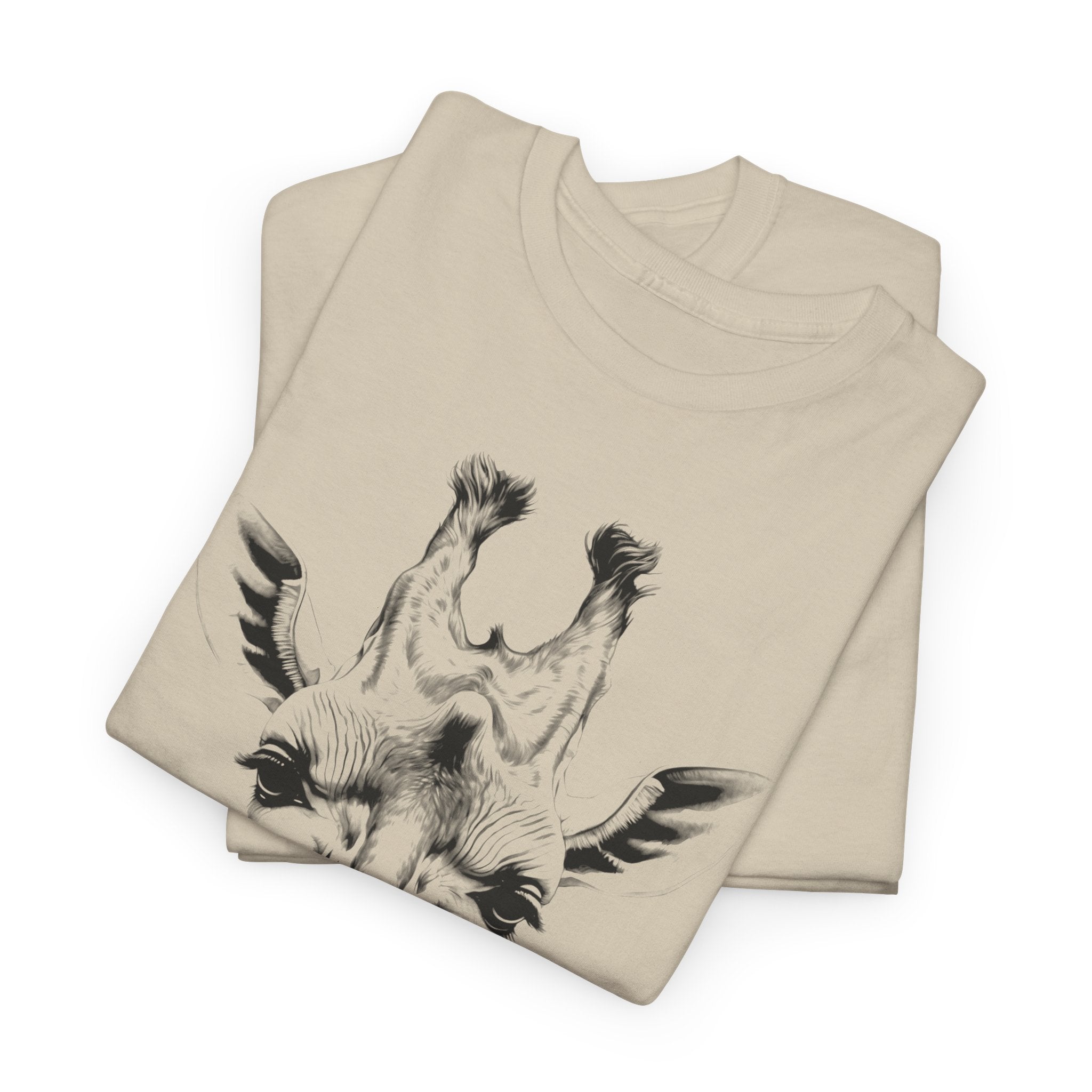 Süße Giraffe schaut einfach so - Witziges T-Shirt