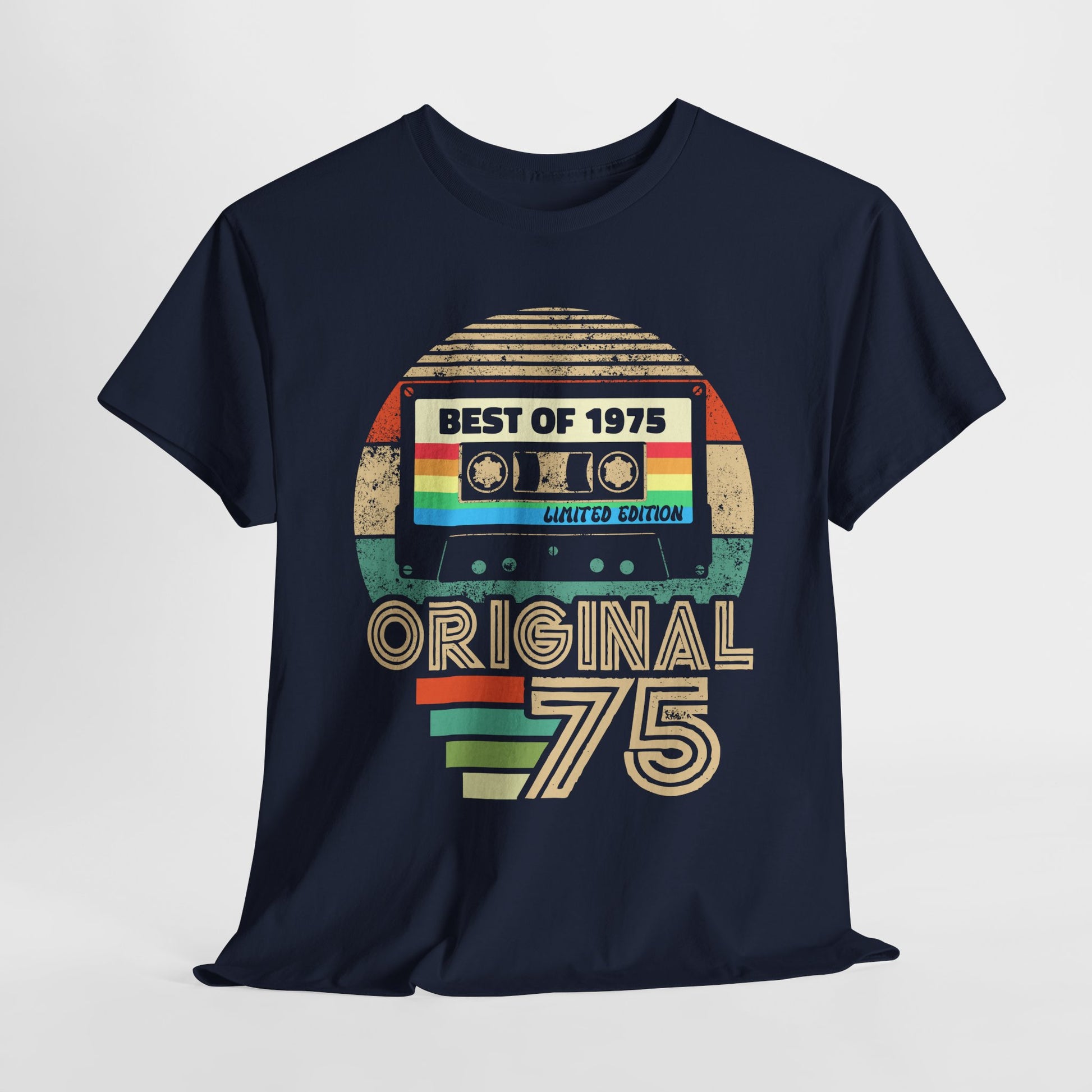 50. Geburtstag Original 1975 Best Of 1975 Retro Musik Kassette Limited Edition Geschenk T-Shirt