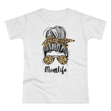 Mom Life Messy Bun - Mutter Mama Frauen Premium T-Shirt