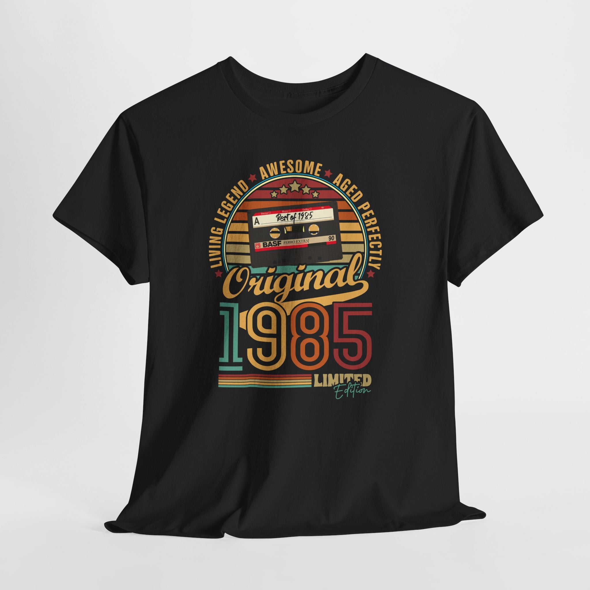 40. Geburtstag Geboren 1985 Retro Kassette Limited Edition Geschenk T-Shirt