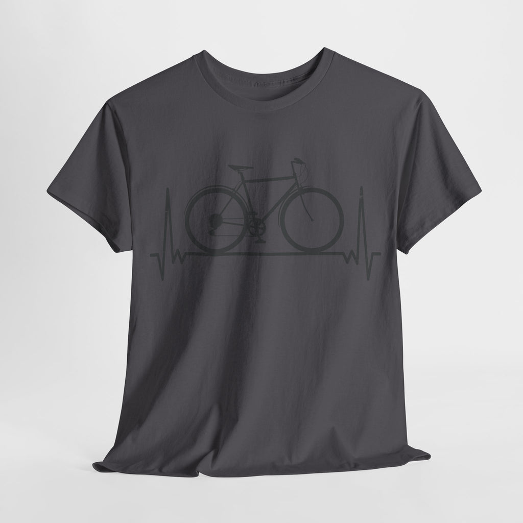 Fahrrad EKG Herzschlag Radfahrer aus Leidenschaft T-Shirt