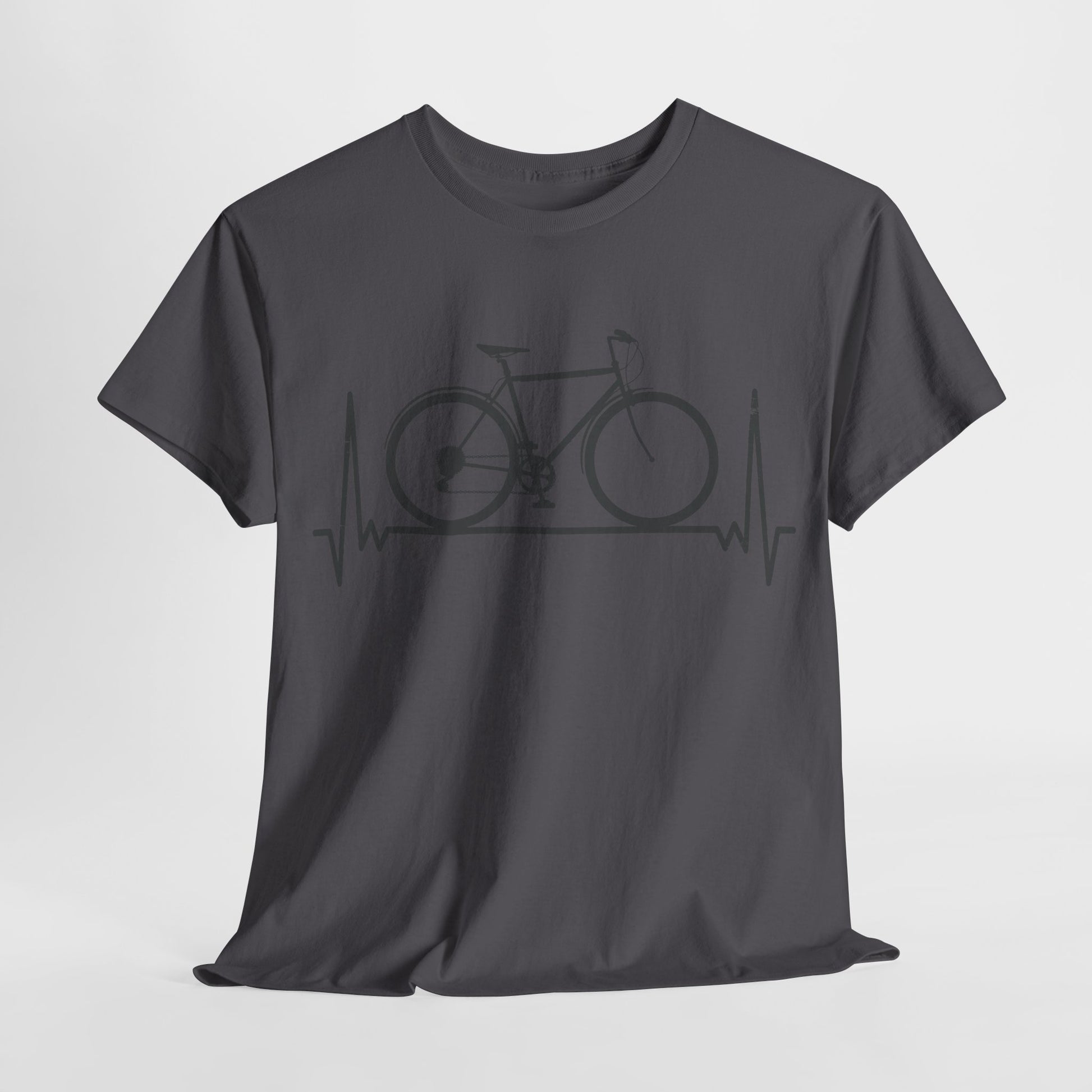 Fahrrad EKG Herzschlag Radfahrer aus Leidenschaft T-Shirt