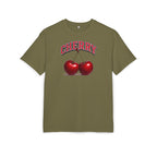 Cherry – Retro College Style Shirt für Frauen - Unisex Oversized T-Shirt